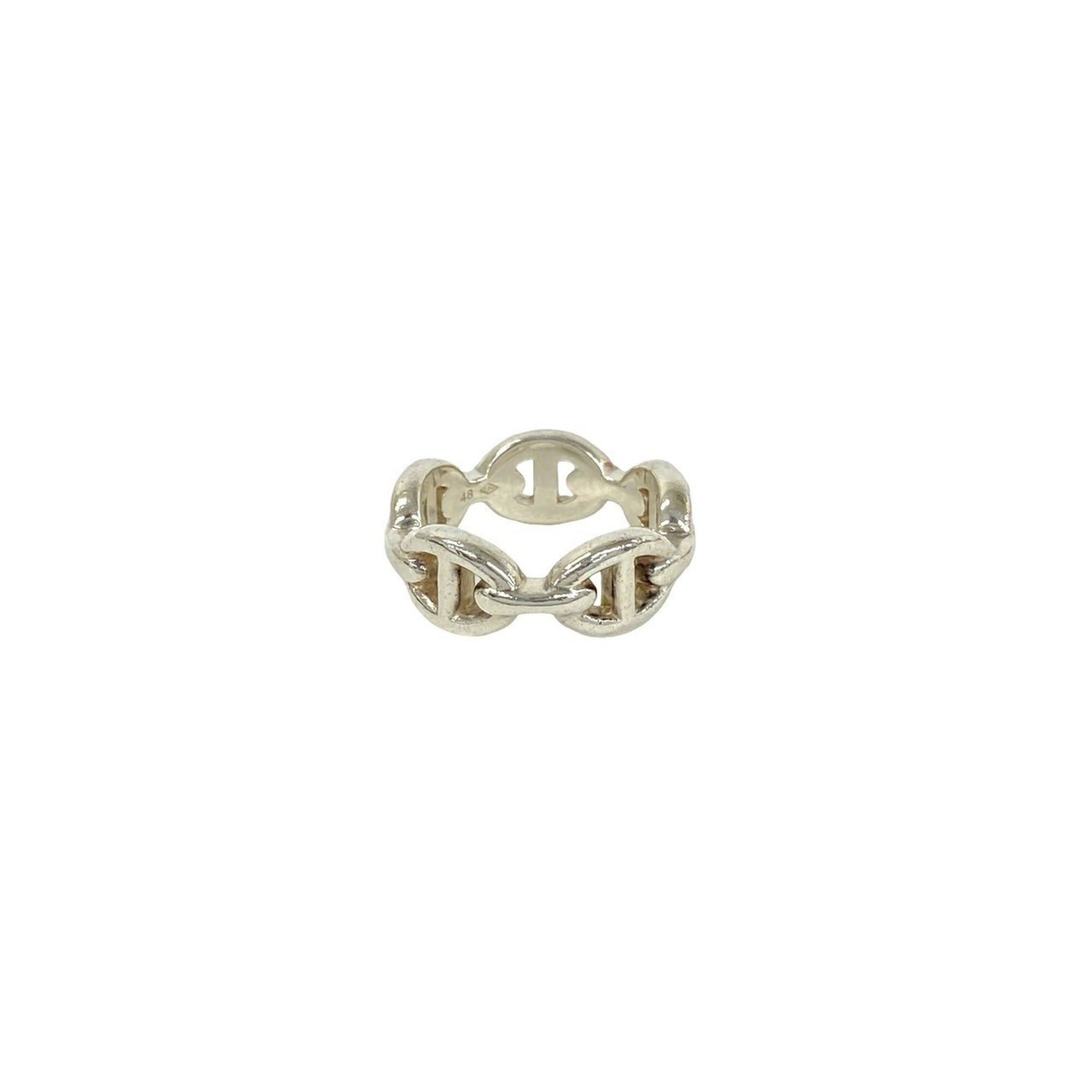 Hermes Hermes Enchainée Ring, Sterling Silver 925, Women's Accessory, 68012 Size ONE SIZE - 6 Thumbnail