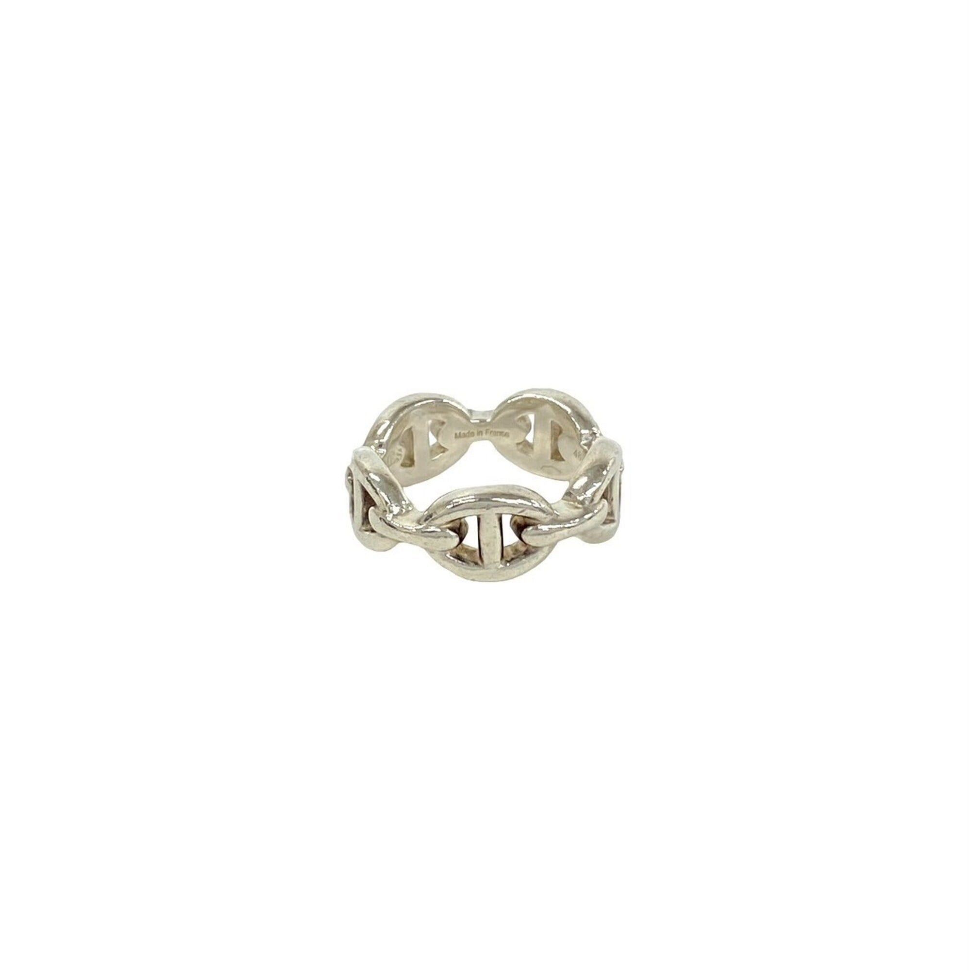 Hermes Hermes Enchainée Ring, Sterling Silver 925, Women's Accessory, 68012 Size ONE SIZE - 5 Thumbnail