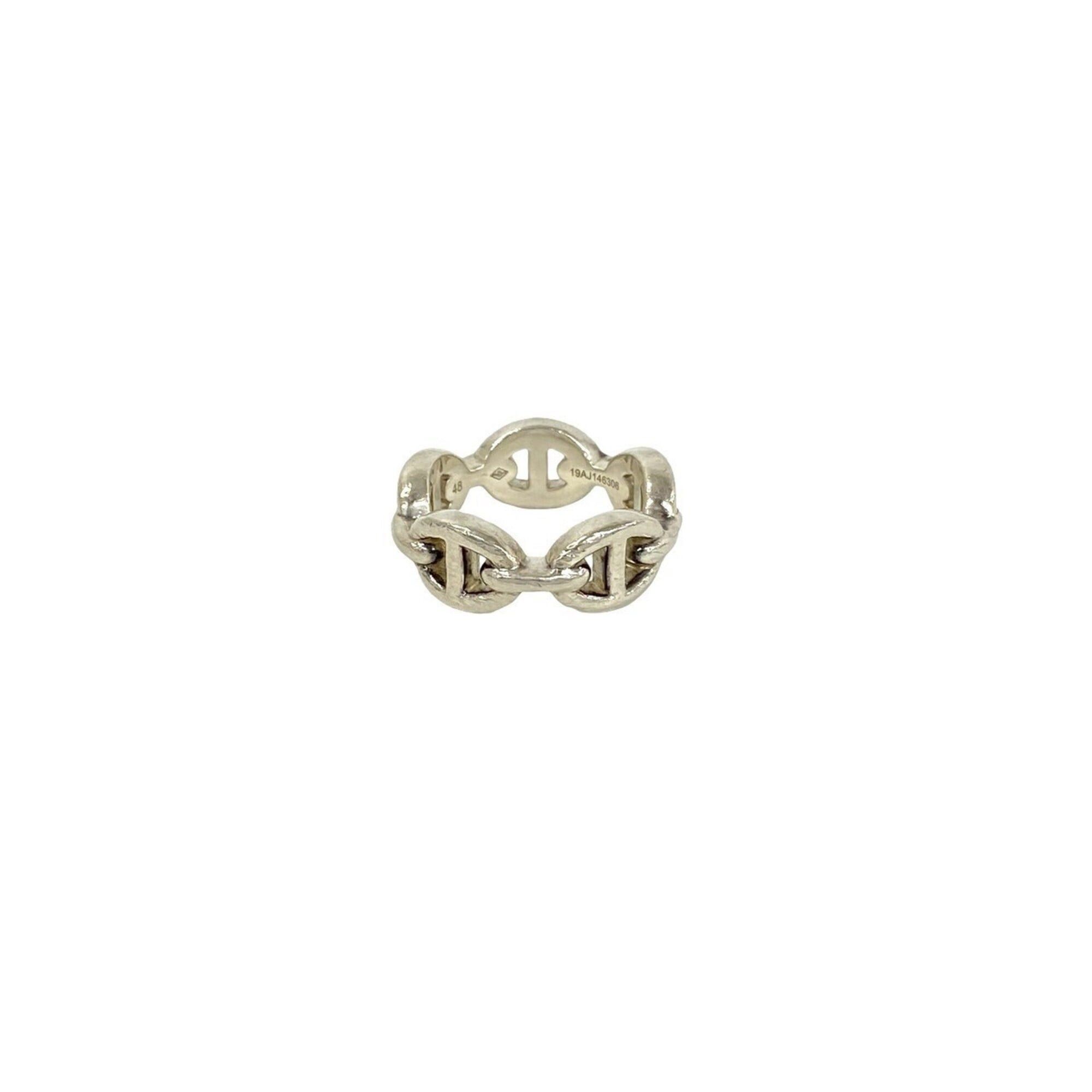 Hermes Hermes Enchainée Ring, Sterling Silver 925, Women's Accessory, 63601 Size ONE SIZE - 6 Thumbnail