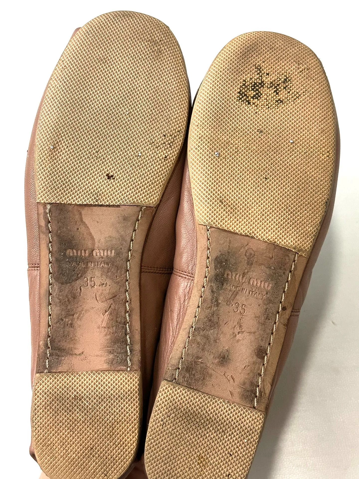 Miu Miu Miu Miu Show Style Flat Ballet Shoes Size US 4 / IT 34 - 3 Thumbnail