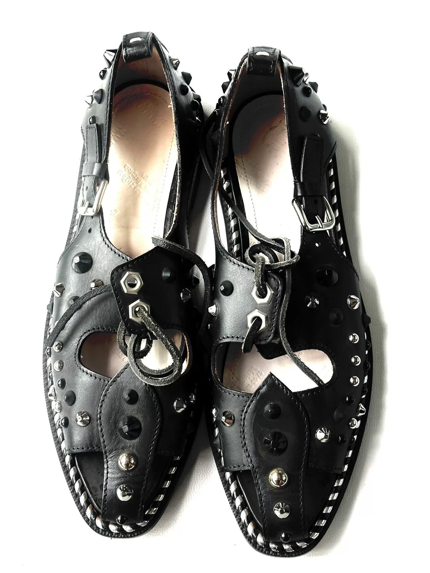 Maison Margiela Maison Margiela Studded Leather Boots Size US 6 / IT 36 - 3 Thumbnail