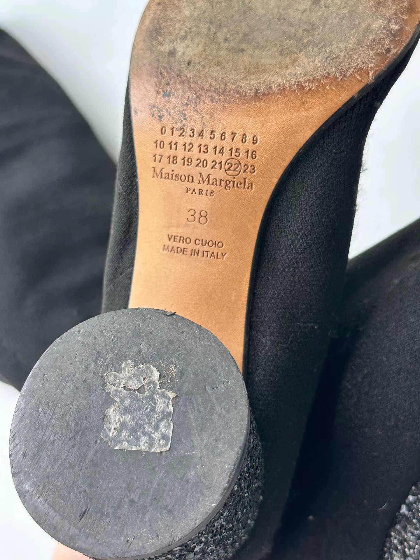 Maison Margiela Maison Margiela Velvet Diamond Block Heel Boots Size US 7 / IT 37 - 3 Thumbnail