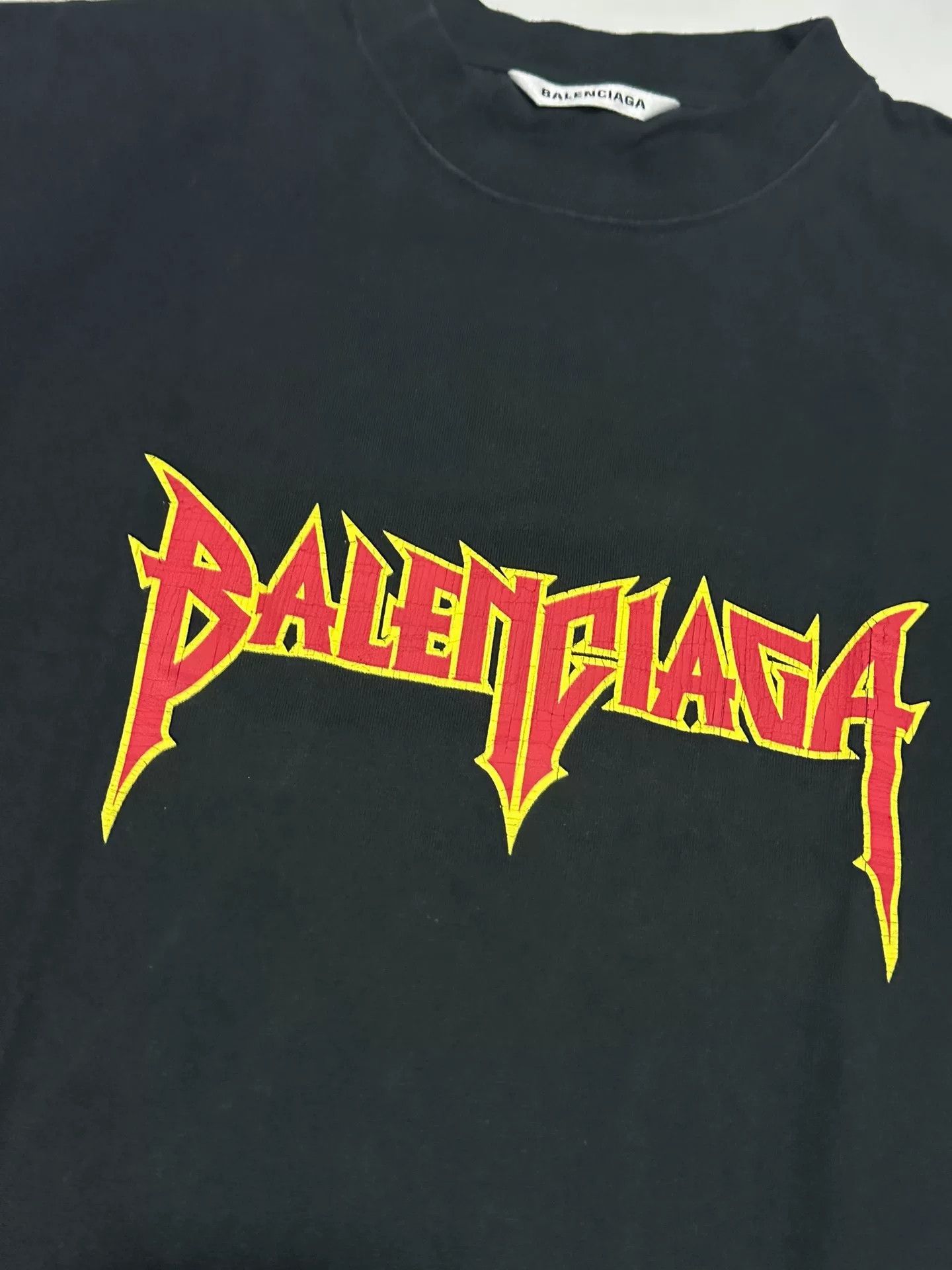 Balenciaga Balenciaga Rock Band Spliced Short-Sleeve Dress Size M / US 6-8 / IT 42-44 - 2 Thumbnail