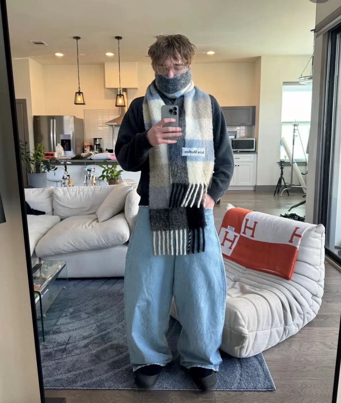 Acne Studios Acne Studios Wool Scarf Size ONE SIZE - 6 Thumbnail