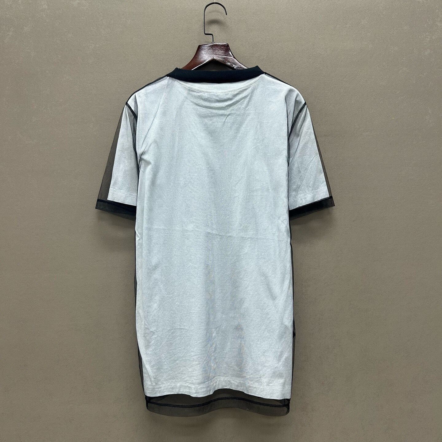 Prada Prada Sequin Logo Tulle Two-Piece Top Size M / US 6-8 / IT 42-44 - 2 Thumbnail