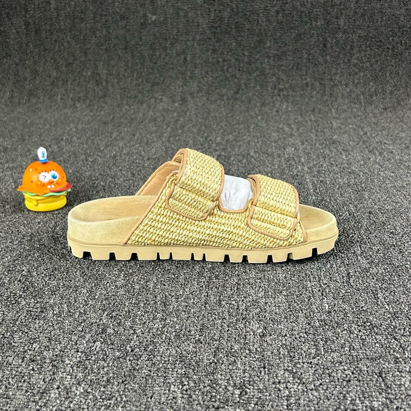 Miu Miu Miu Miu Straw Woven Strappy Sandals Size US 5 / IT 35 - 4 Thumbnail