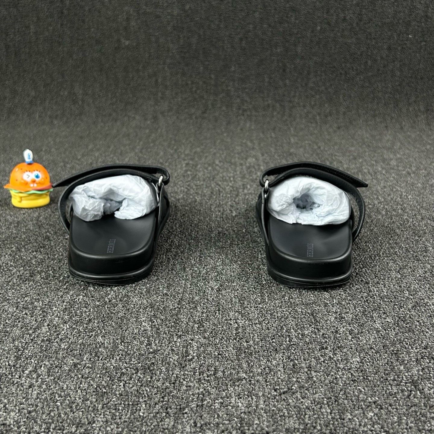 Hermes Hermes Black Slippers Size US 7 / IT 37 - 5 Thumbnail