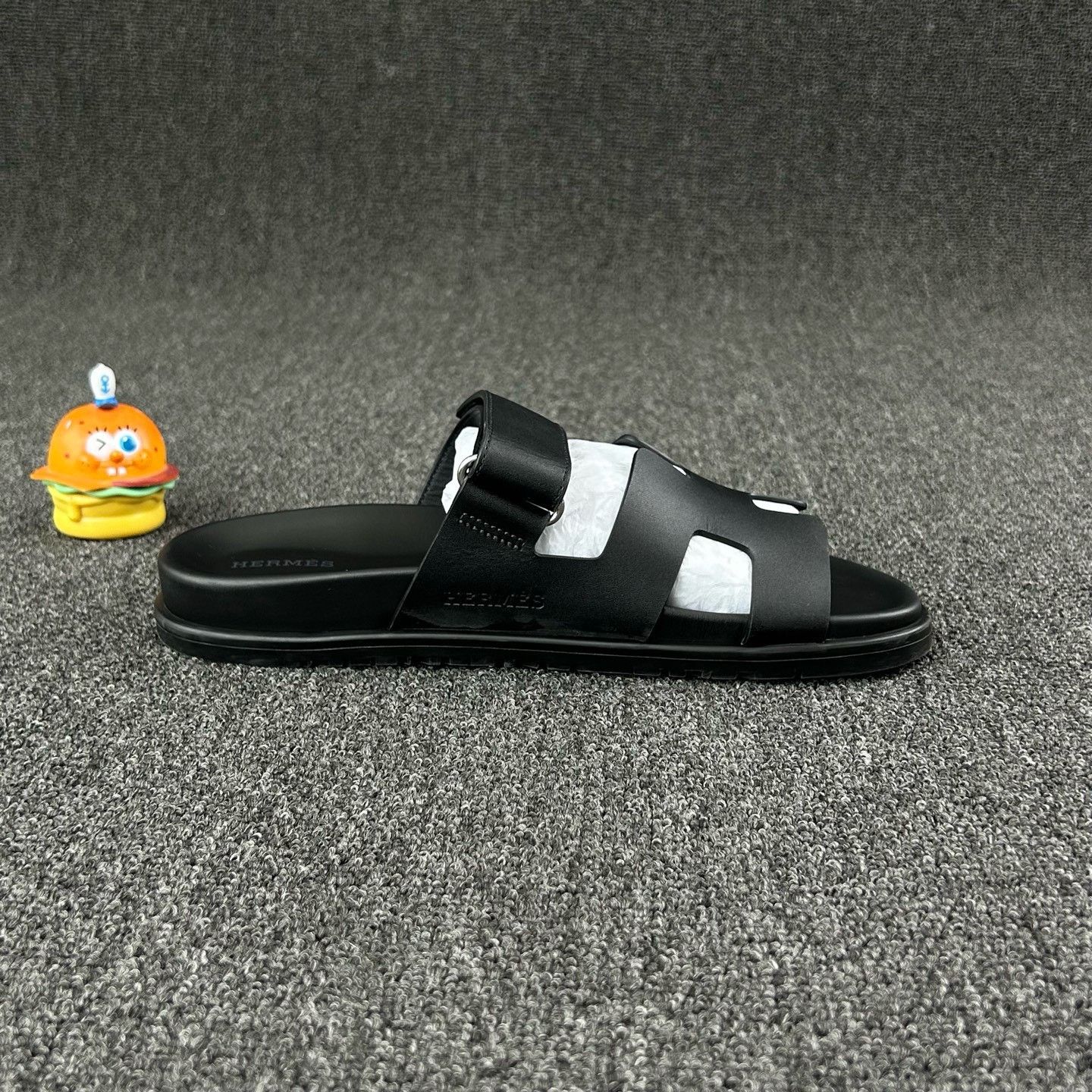 Hermes Hermes Black Slippers Size US 7 / IT 37 - 4 Thumbnail