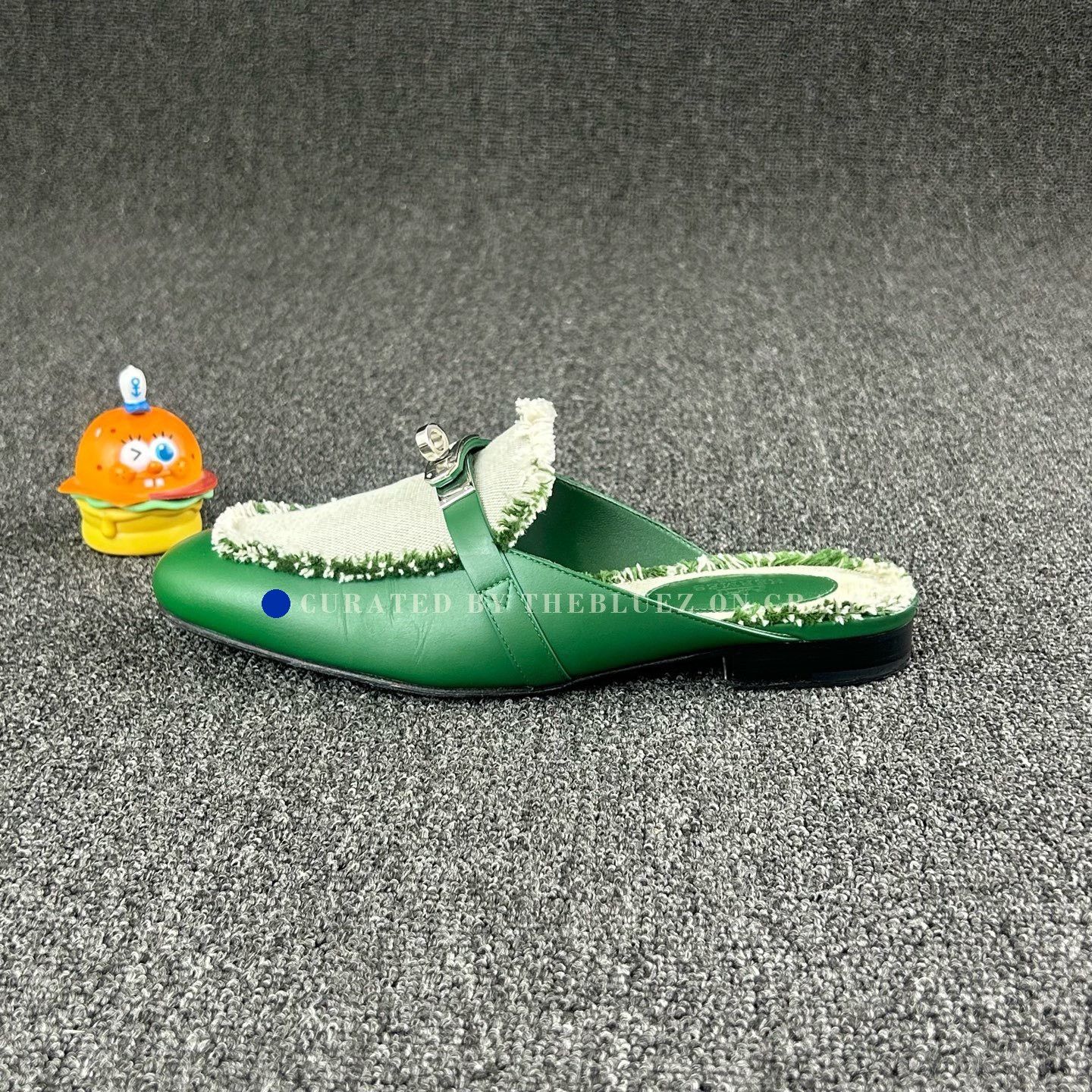 Hermes Hermes Women's Green Mules Size US 5 / IT 35 - 3 Thumbnail