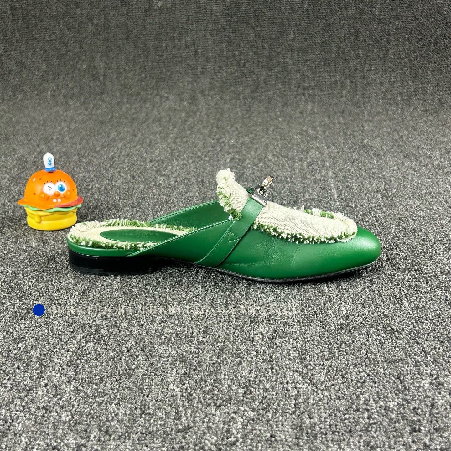 Hermes Hermes Women's Green Mules Size US 5 / IT 35 - 4 Thumbnail