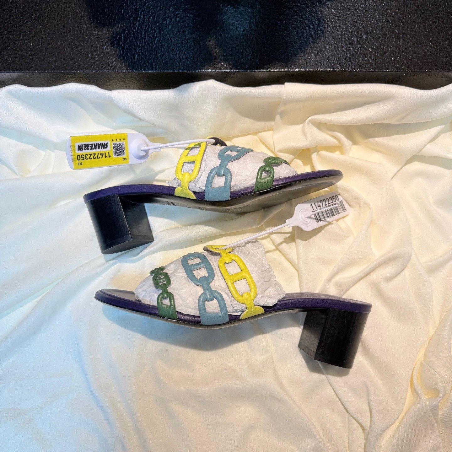 Hermes Hermes Colorful Pig Nose Heel Sandals Size US 5 / IT 35 - 5 Thumbnail