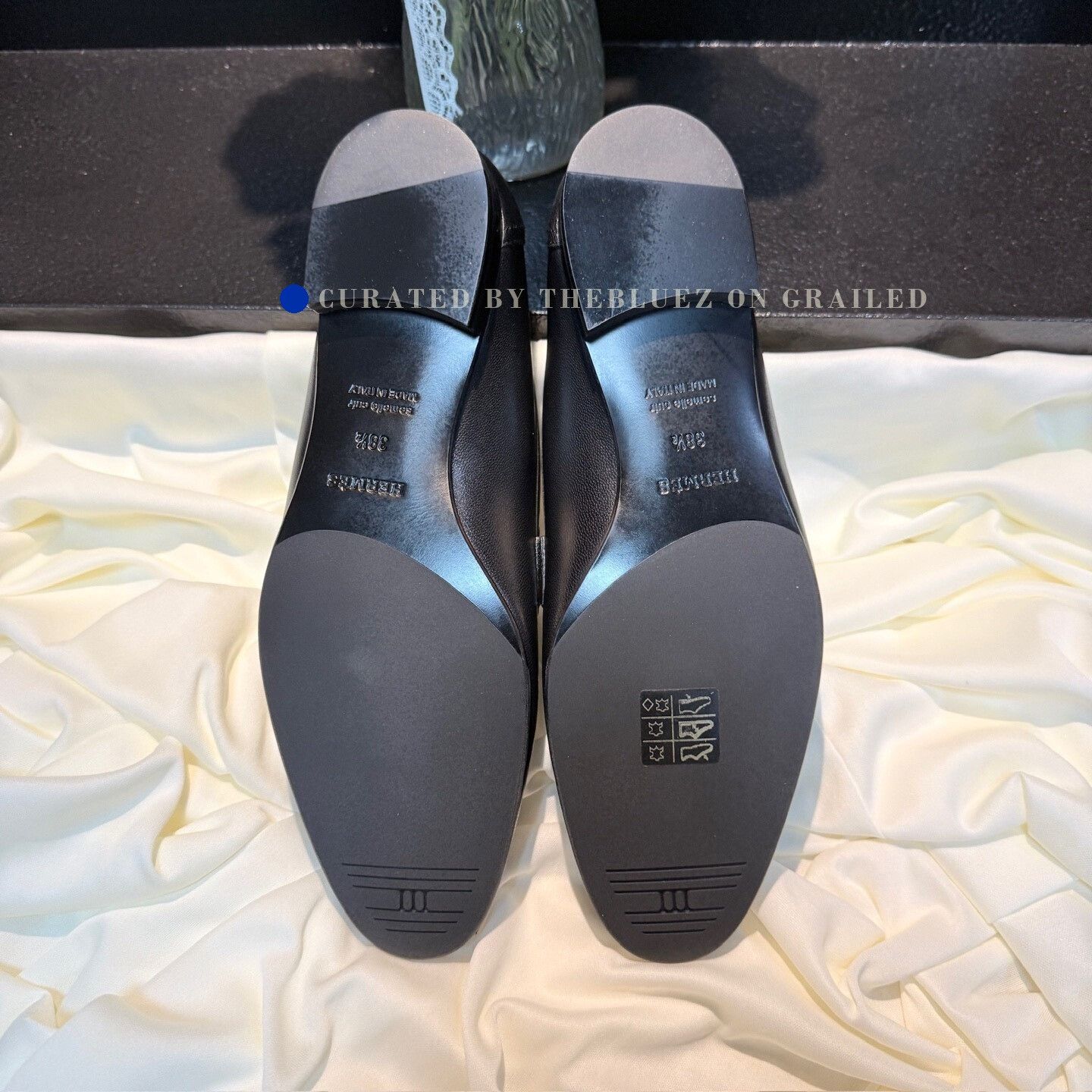 Hermes Hermes Black Silver H Buckle Loafer Size US 7.5 / IT 37.5 - 6 Thumbnail