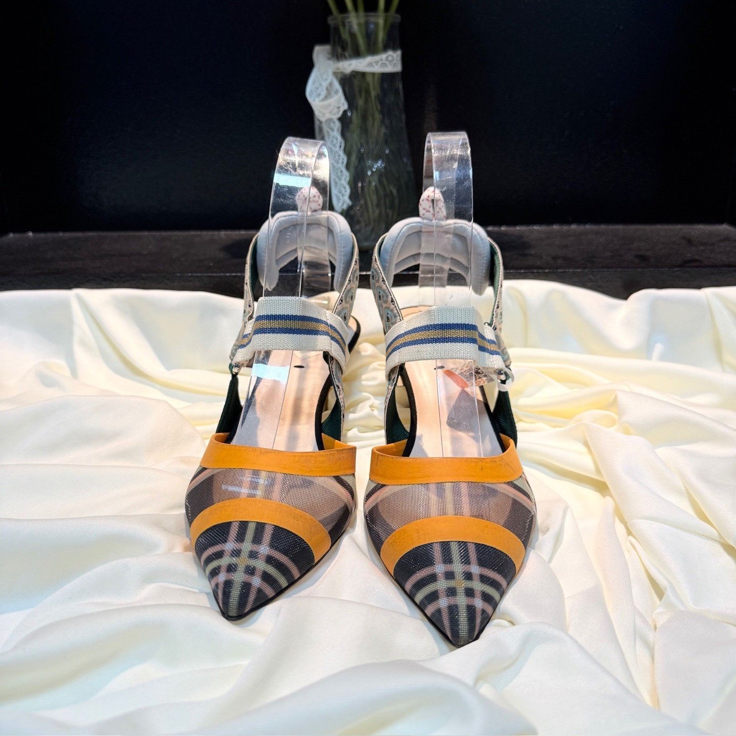 Fendi Fendi Hummingbird F Print Strappy Heels Size US 6.5 / IT 36.5 - 2 Thumbnail