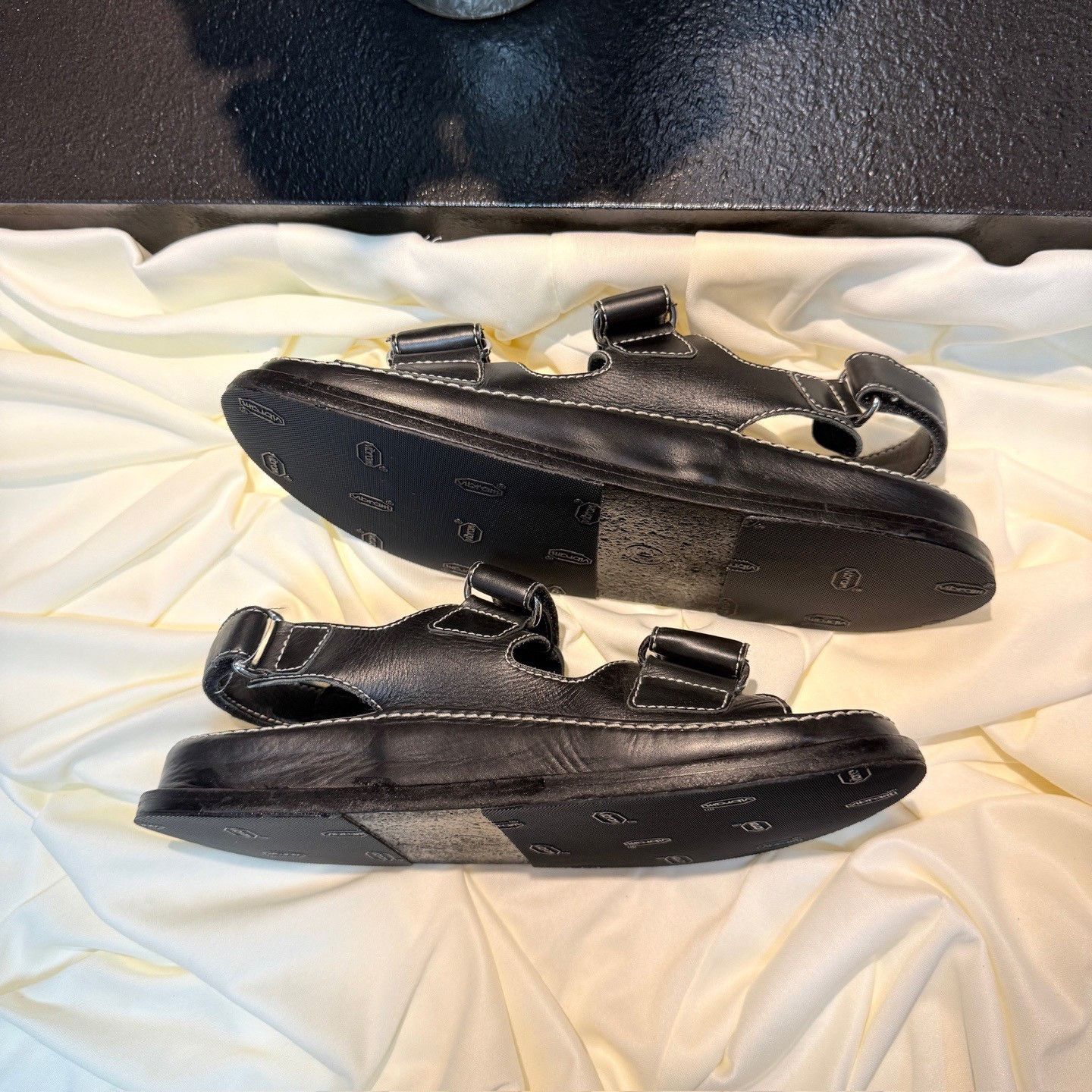 Chanel Chanel Double C Velcro Sandals Size US 4.5 / IT 34.5 - 4 Thumbnail
