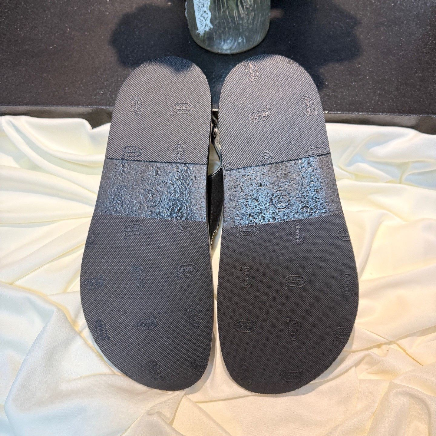 Chanel Chanel Double C Velcro Sandals Size US 4.5 / IT 34.5 - 6 Thumbnail
