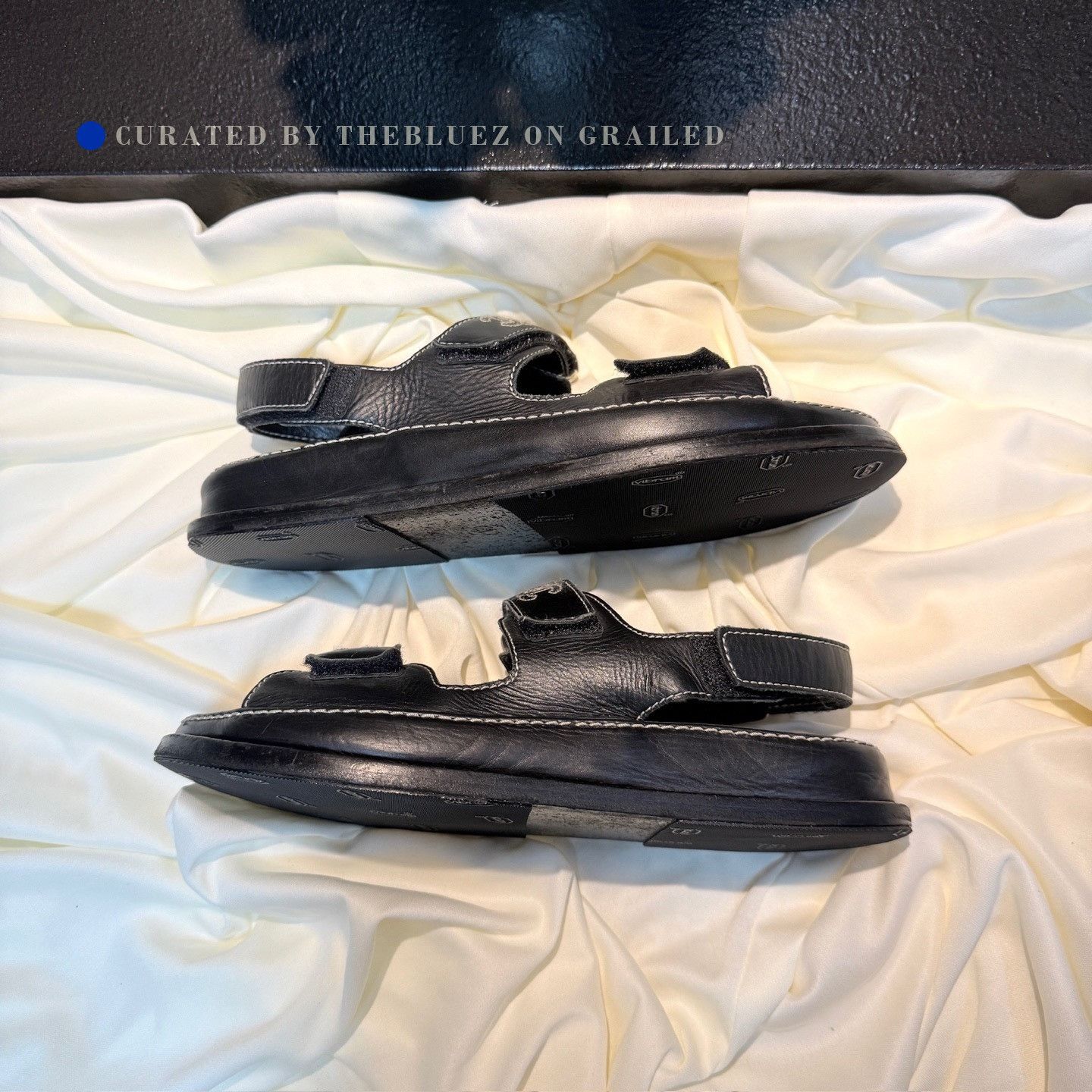 Chanel Chanel Double C Velcro Sandals Size US 4.5 / IT 34.5 - 5 Thumbnail