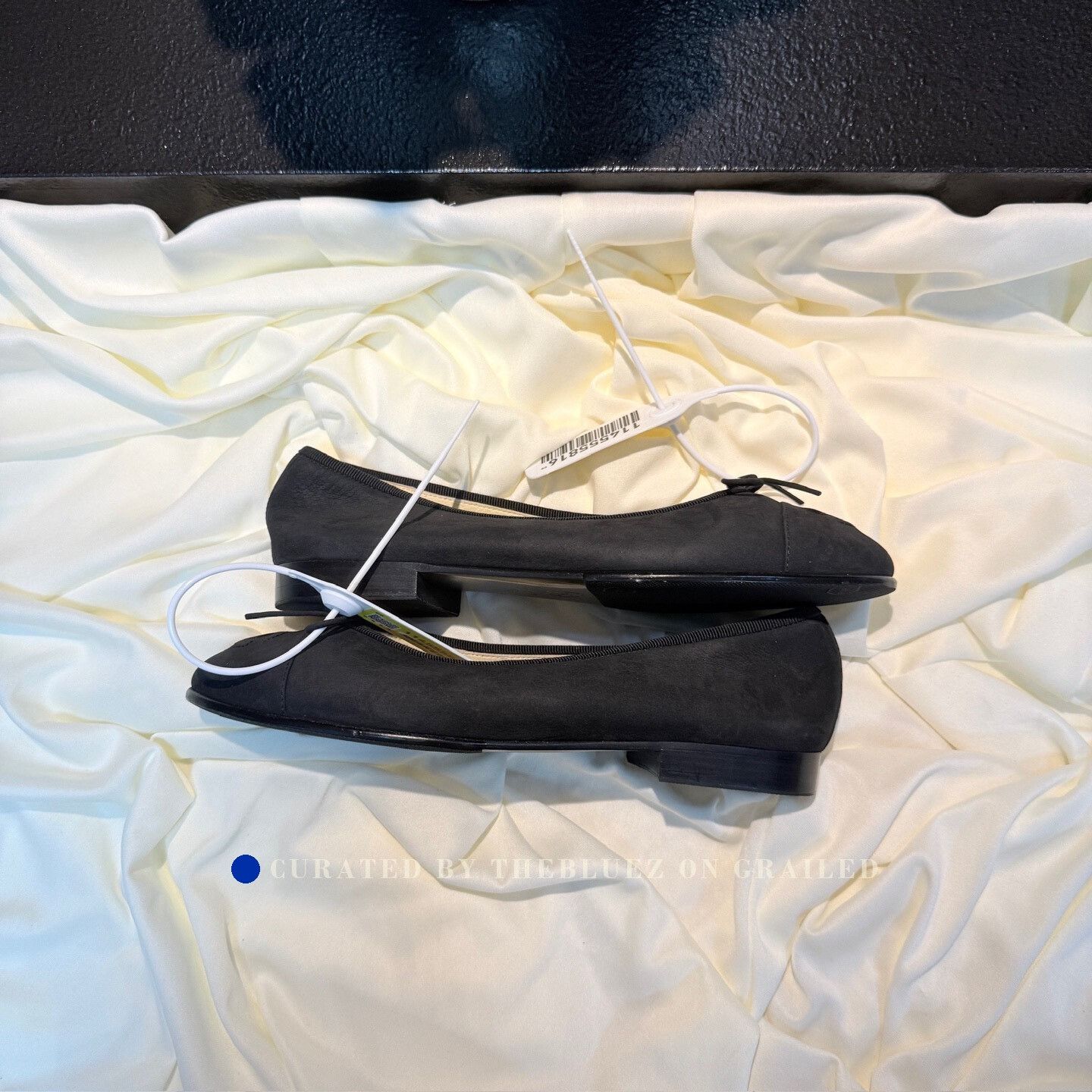 Chanel Chanel Black Double C Embroidery Flats Size US 5 / IT 35 - 5 Thumbnail