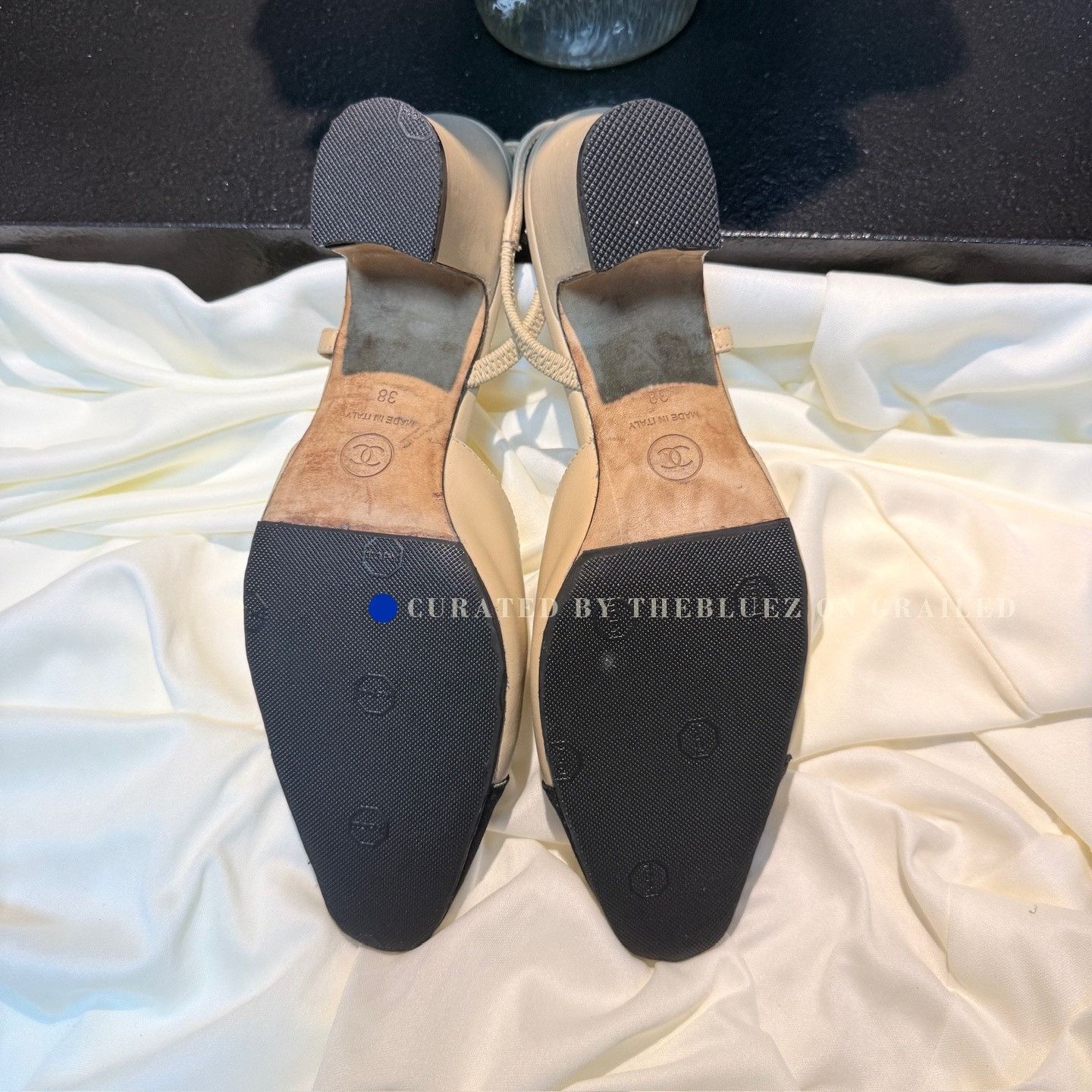 Chanel CHANEL Slingback Double C High Heels Size US 7 / IT 37 - 6 Thumbnail
