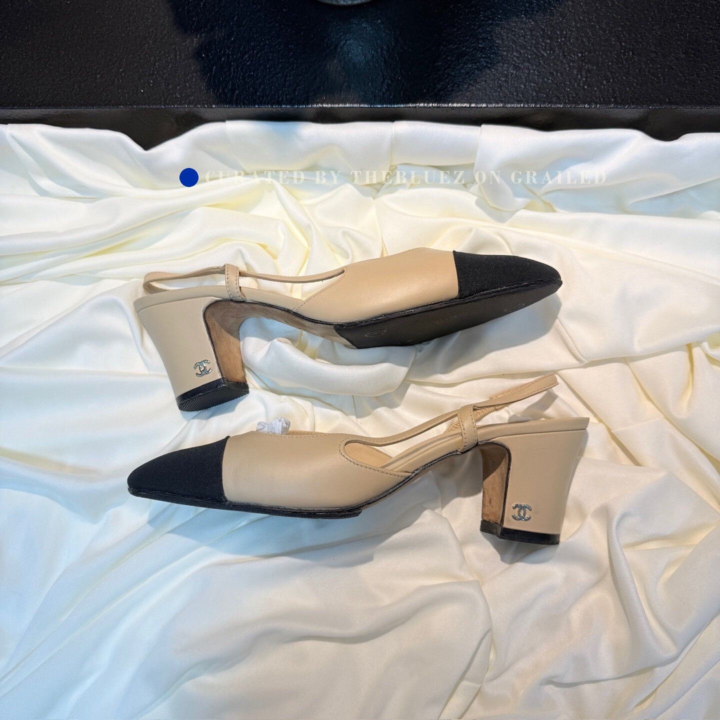 Chanel CHANEL Slingback Double C High Heels Size US 7 / IT 37 - 5 Thumbnail