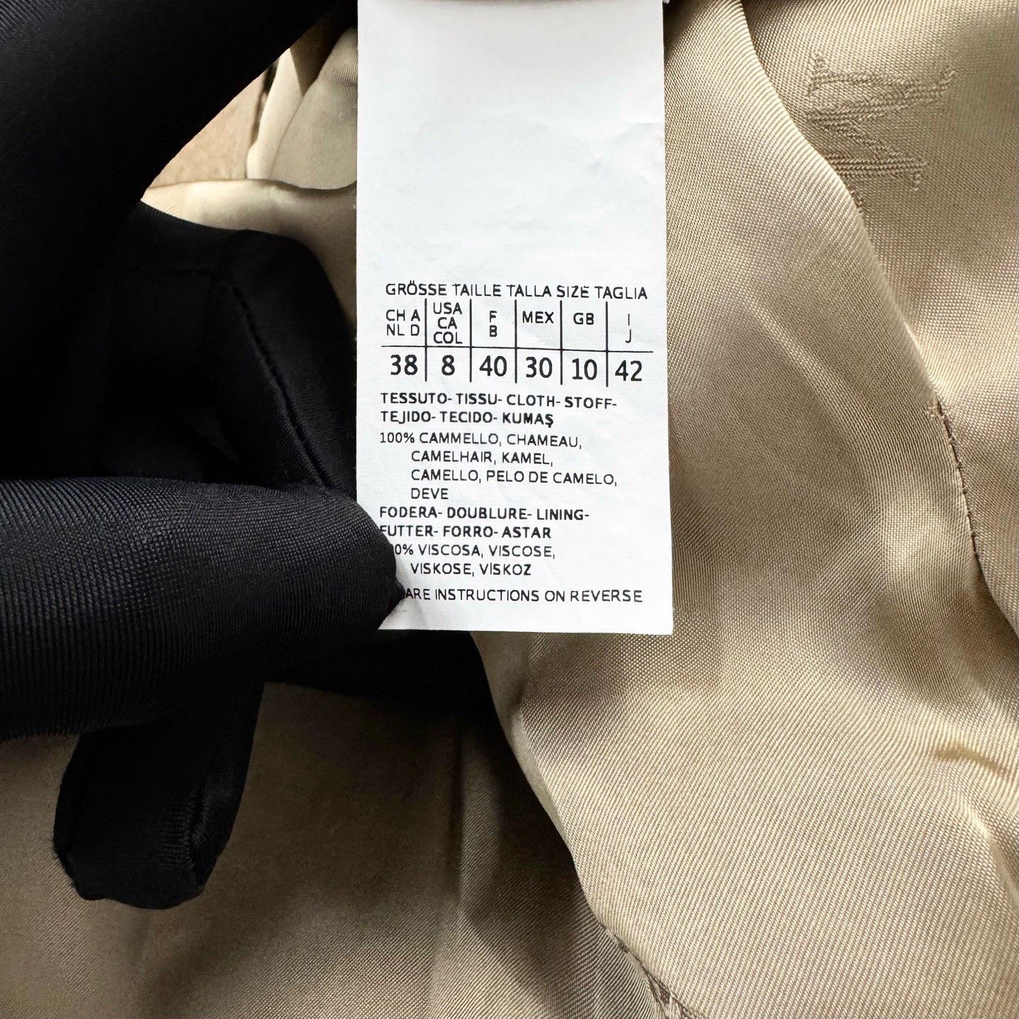 Max Mara MaxMara Manuela Camel Lapel Belted Coat Size S / US 4 / IT 40 - 5 Thumbnail