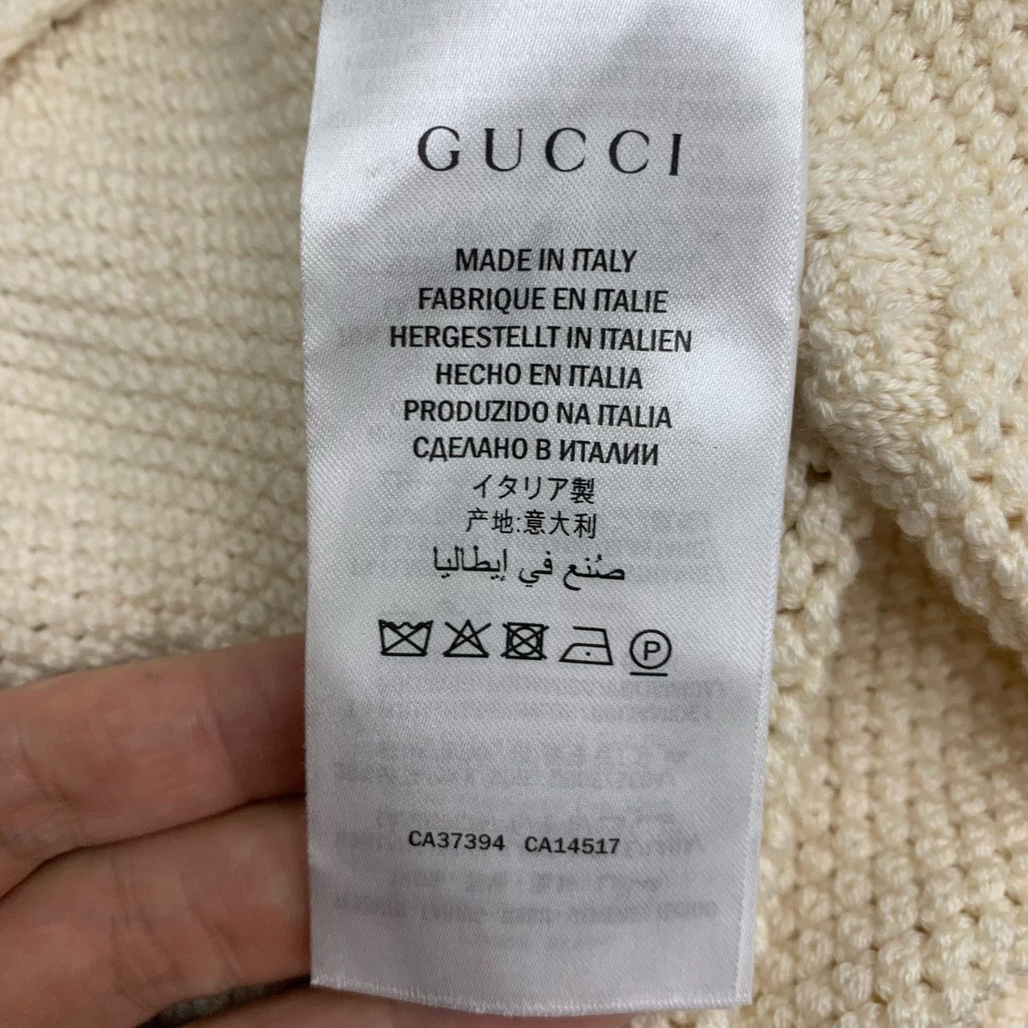 Gucci Gucci White Double G Wool Knit Cardigan Size S / US 4 / IT 40 - 7 Thumbnail