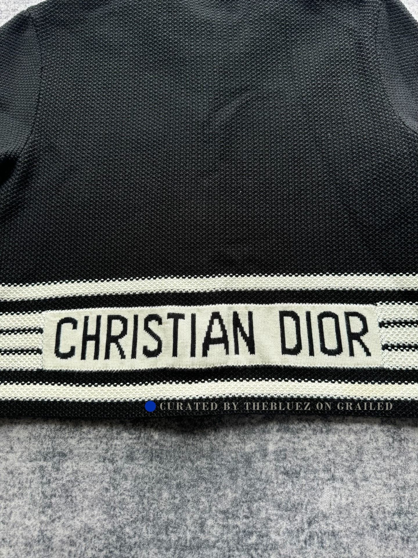 Dior Dior Black White Back Slogan Silk Cardigan Size S / US 4 / IT 40 - 5 Thumbnail