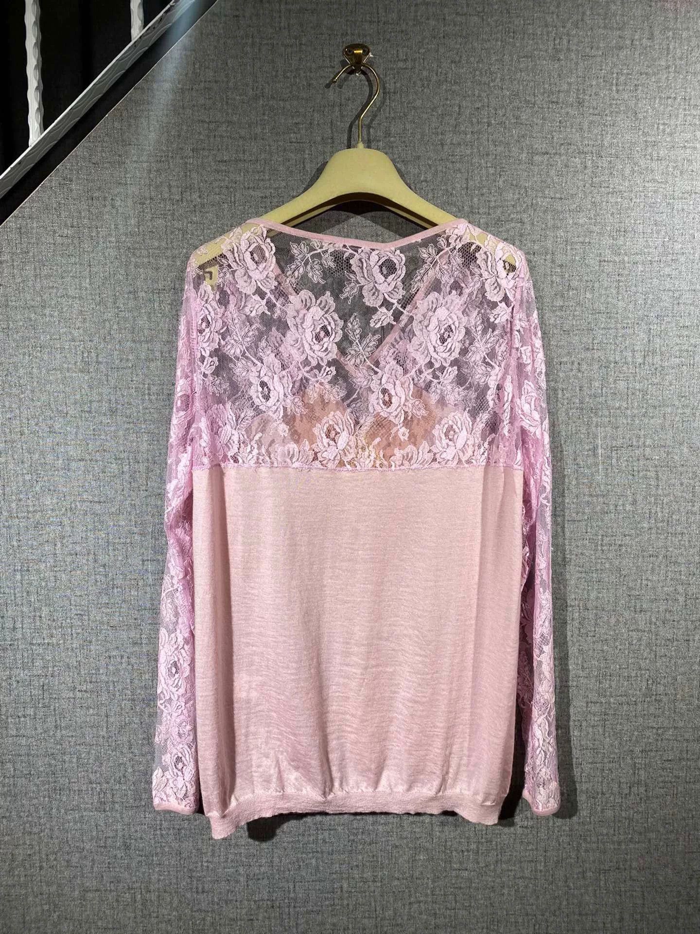 Ermanno Scervino Ermanno Scervino Women's Lace Sweater Size M / US 6-8 / IT 42-44 - 2 Thumbnail