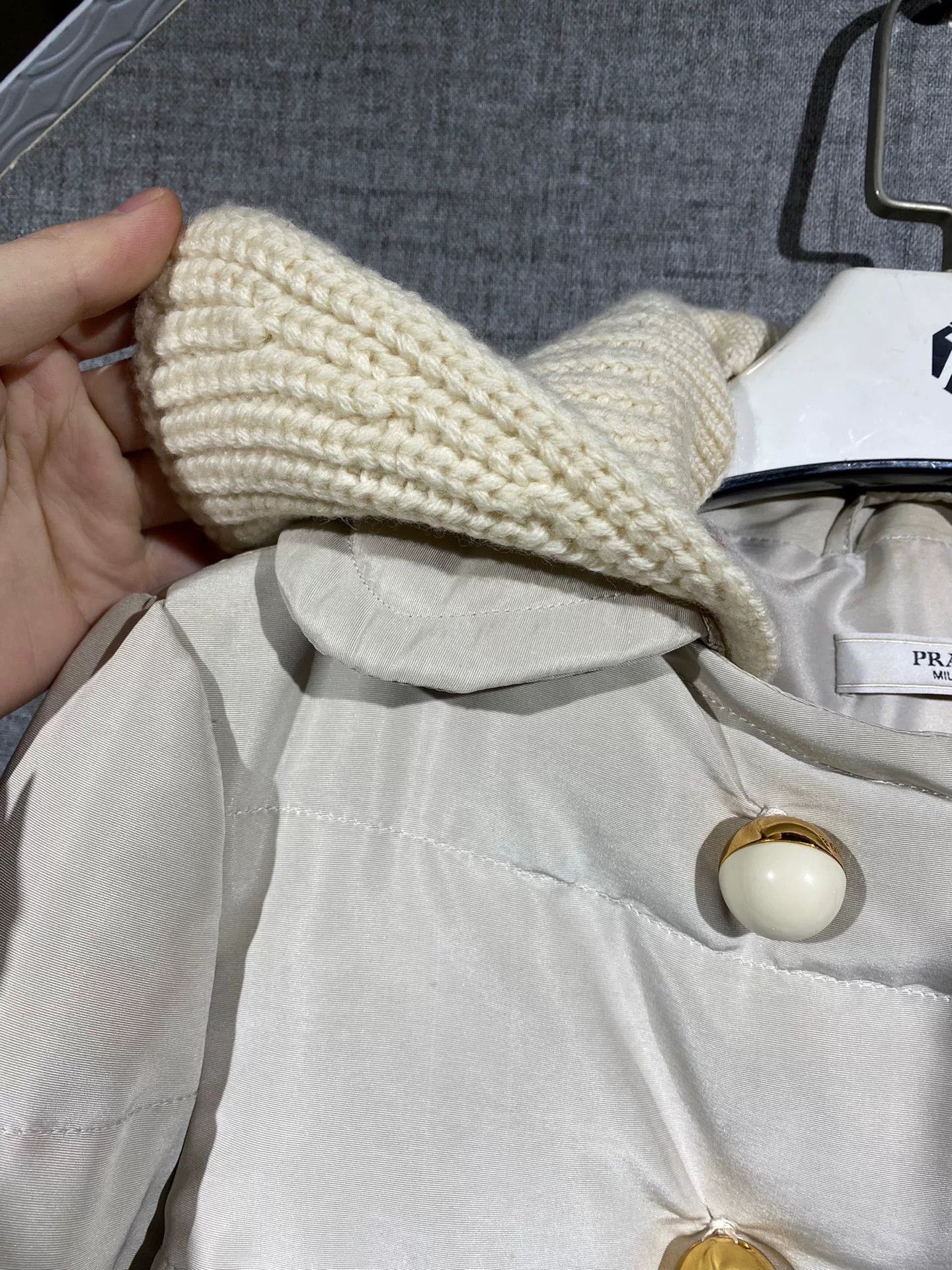 Prada Prada Women's Used Down Jacket Size S / US 4 / IT 40 - 4 Thumbnail