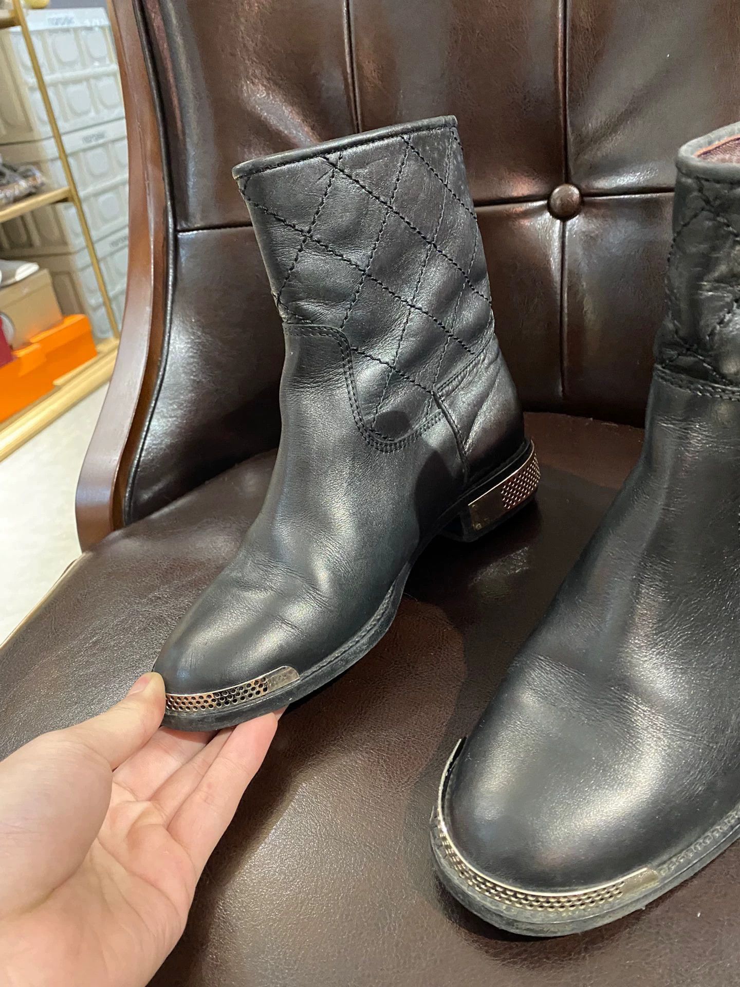 Chanel CHANEL Women's Boots Size 36 Size US 5 / IT 35 - 2 Thumbnail