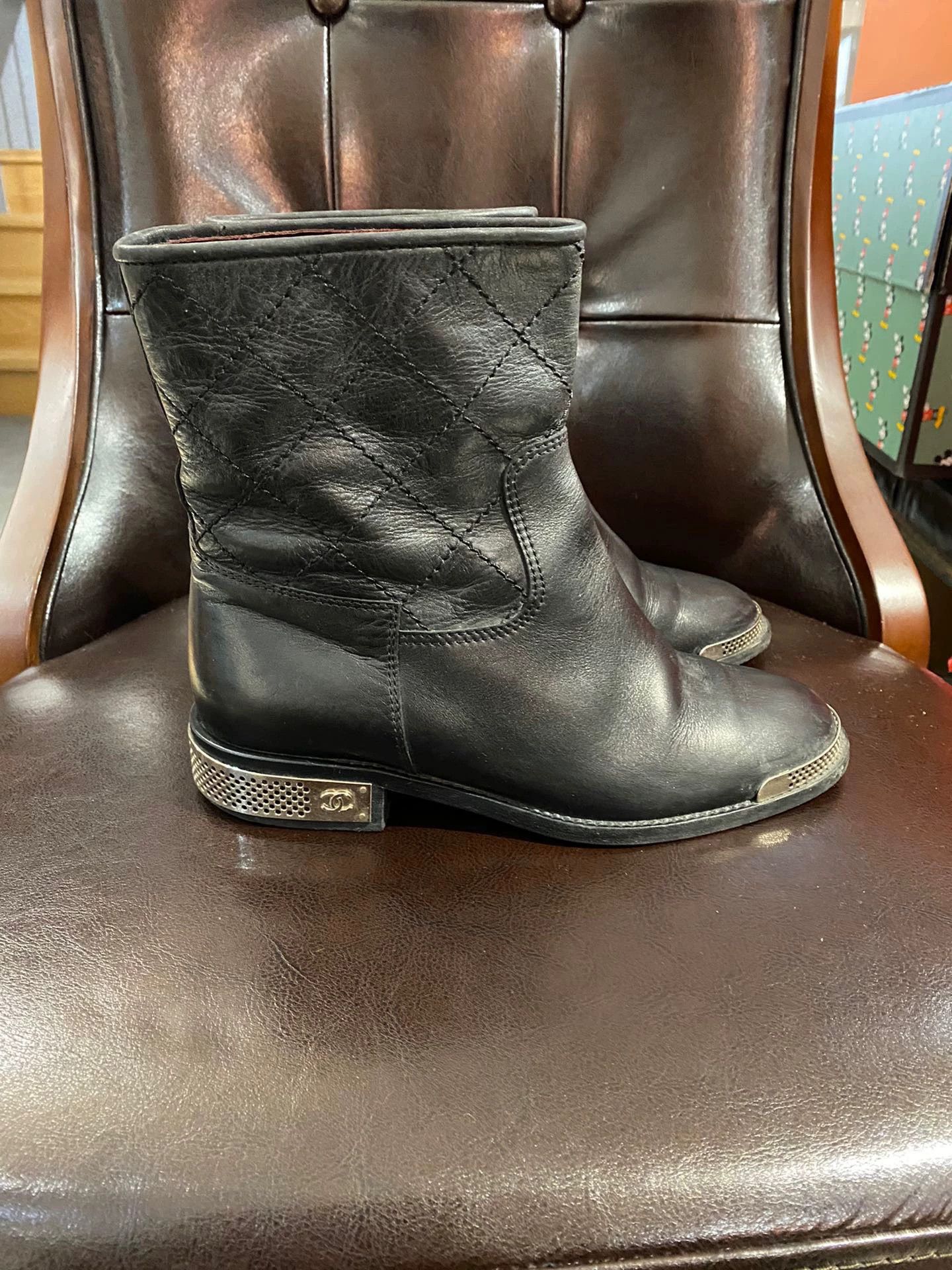 Chanel CHANEL Women's Boots Size 36 Size US 5 / IT 35 - 3 Thumbnail