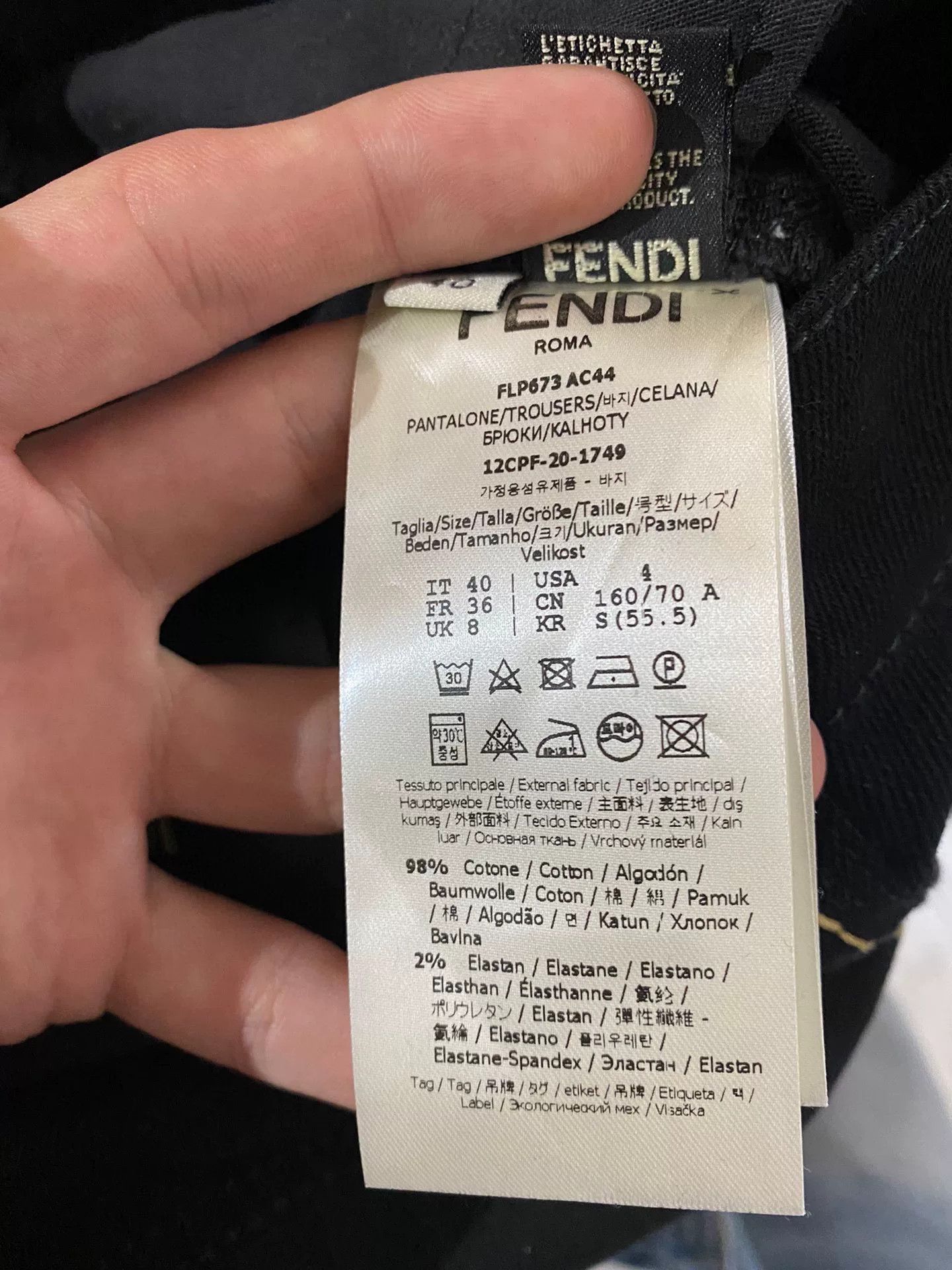 Fendi Fendi Women's Jeans Size 38" / US 16 / IT 52 - 6 Thumbnail