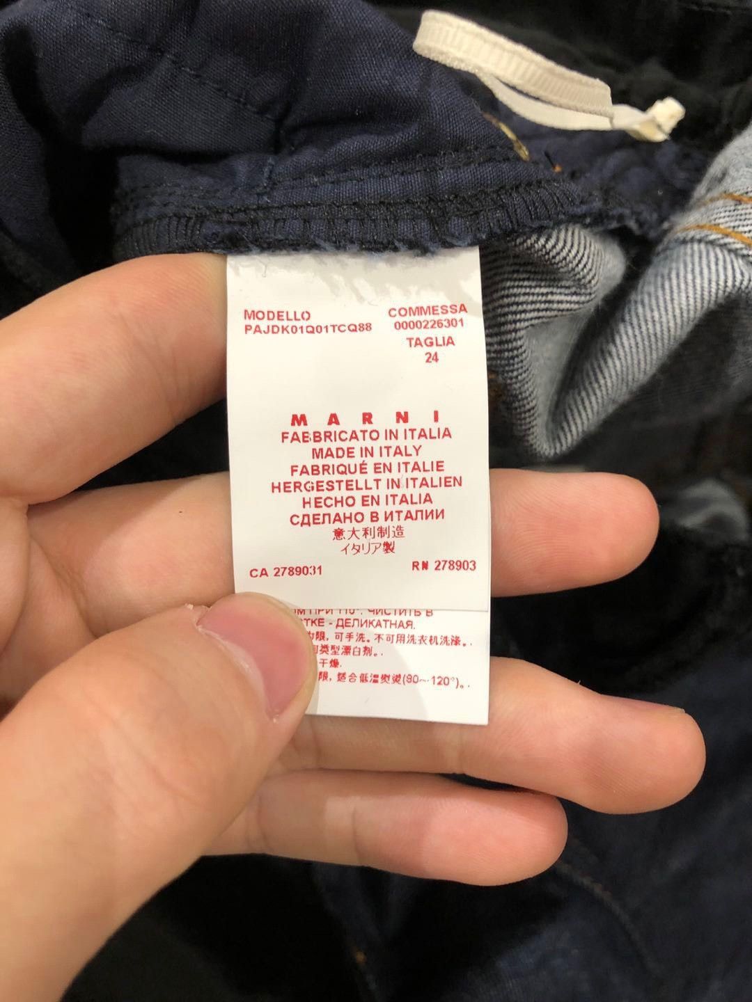 Marni Marni Women's Jeans Size 24 Size 24" / US 00 / IT 34 - 7 Thumbnail