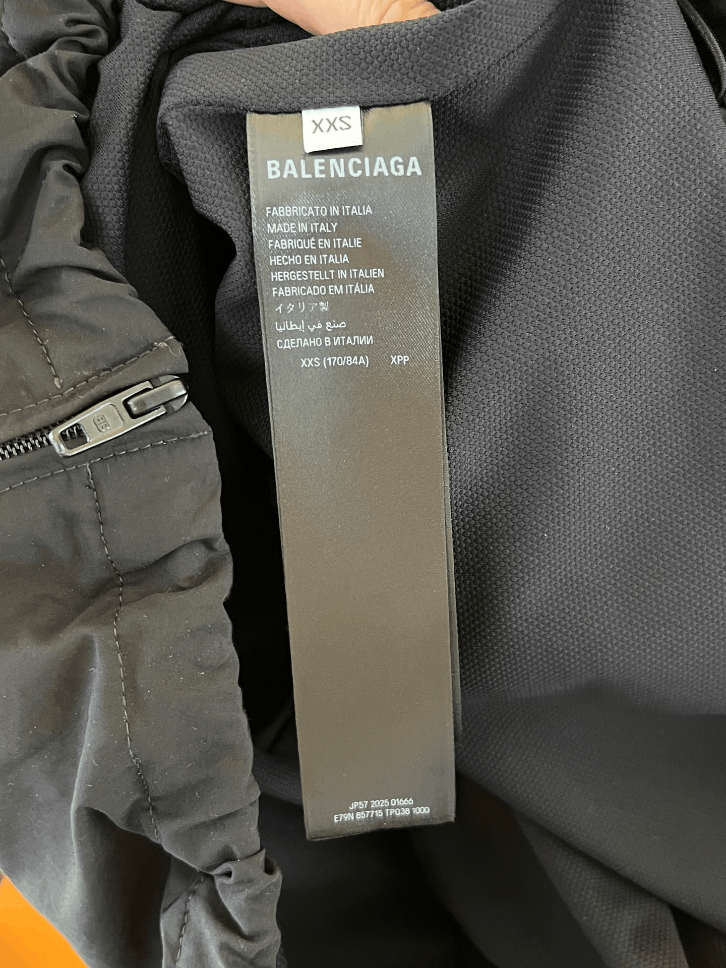 Balenciaga Balenciaga Embroidered Logo Hooded Nylon Jacket Size XXS / US 00 / IT 34 - 5 Thumbnail