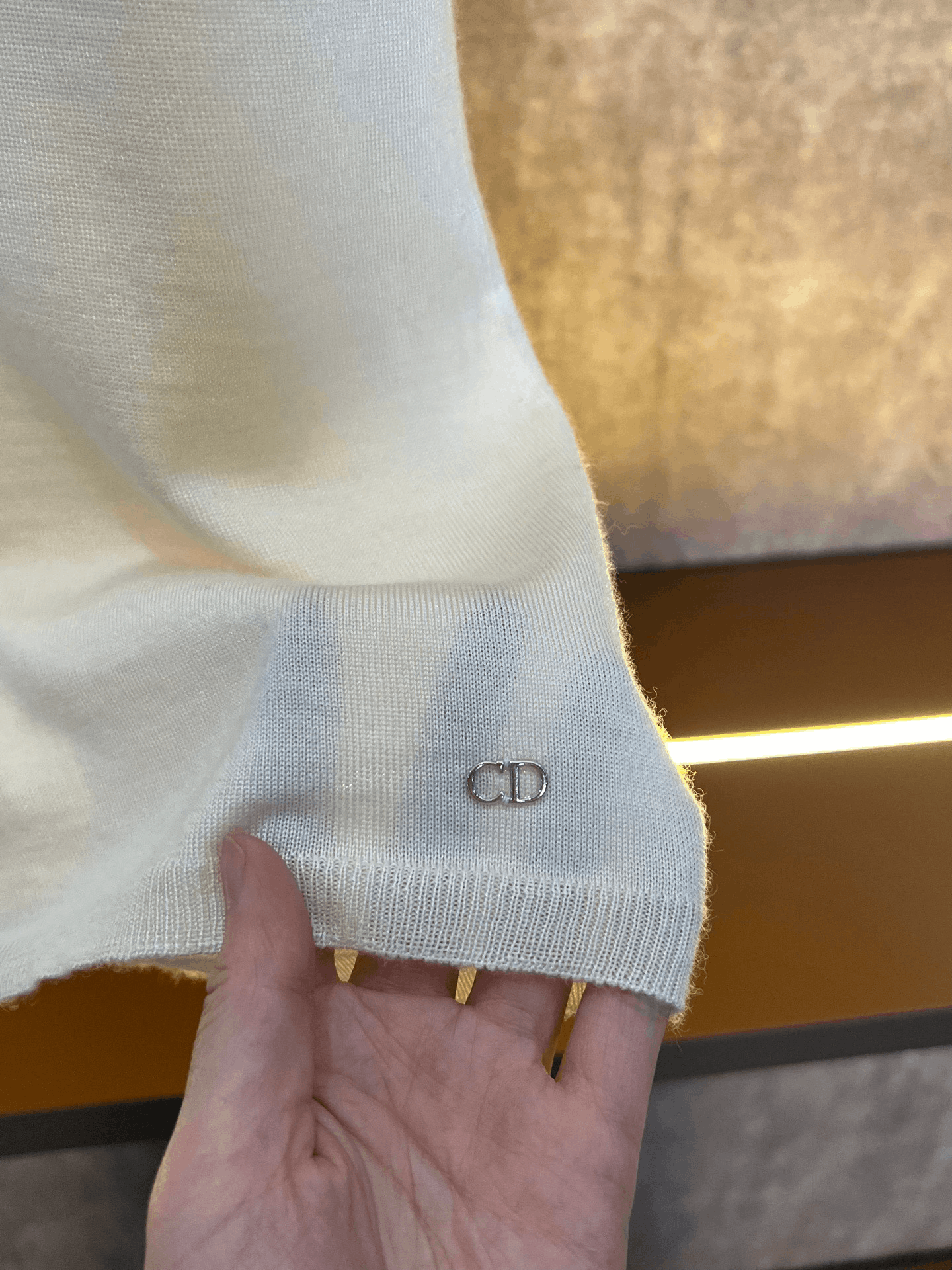 Dior Dior Cashmere CD Knit Sweater Size XS / US 0-2 / IT 36-38 - 3 Thumbnail