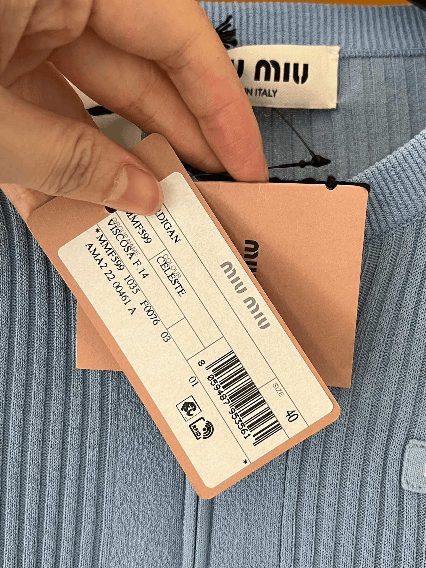Miu Miu Miumiu Slogan Knit Sweater Size S / US 4 / IT 40 - 4 Thumbnail