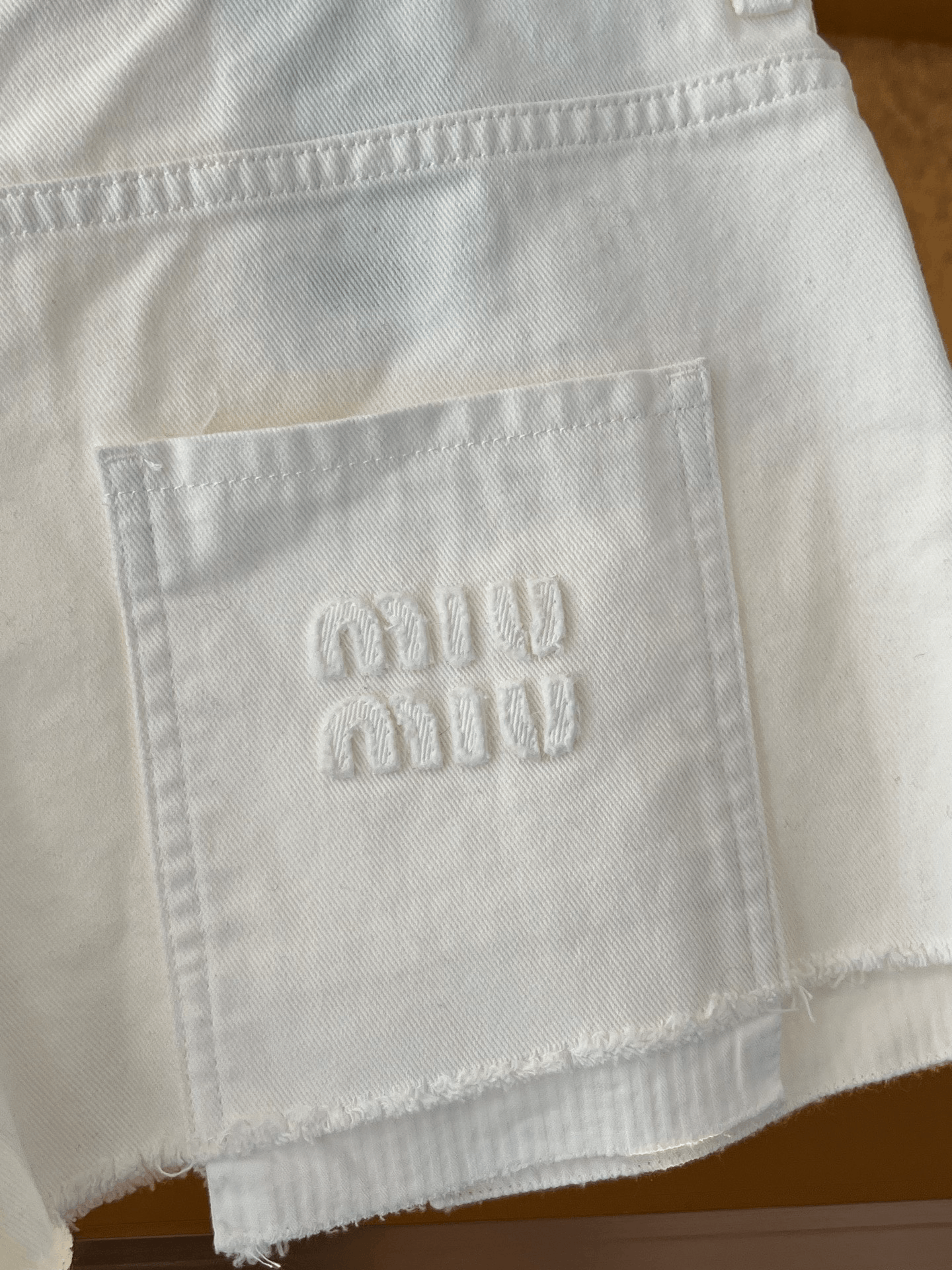 Miu Miu Miumiu Slogan Jeans Size 25" / US 0 / IT 36 - 3 Thumbnail