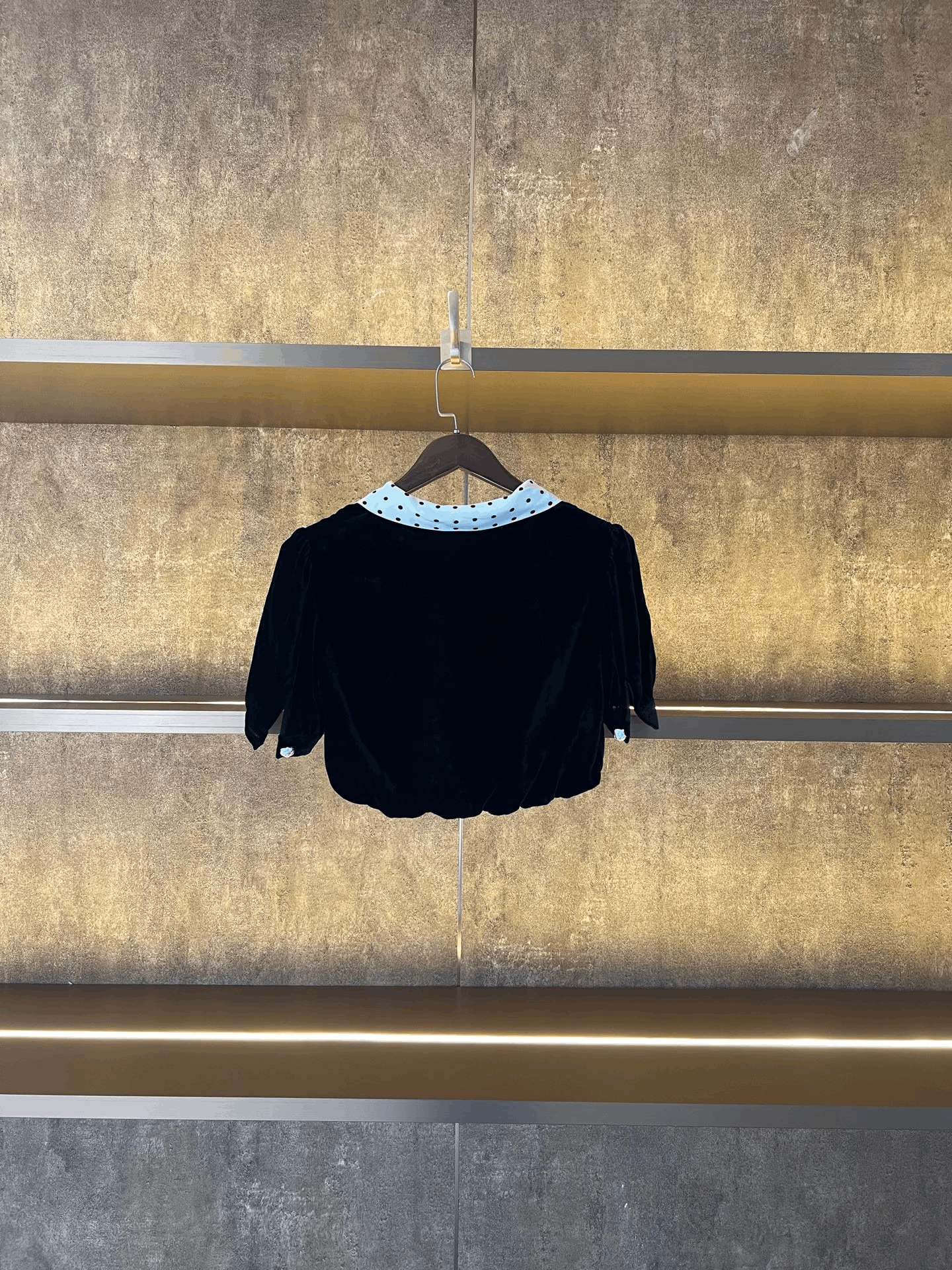 Miu Miu Miumiu Velvet Polka Dot Top Size M / US 6-8 / IT 42-44 - 2 Thumbnail