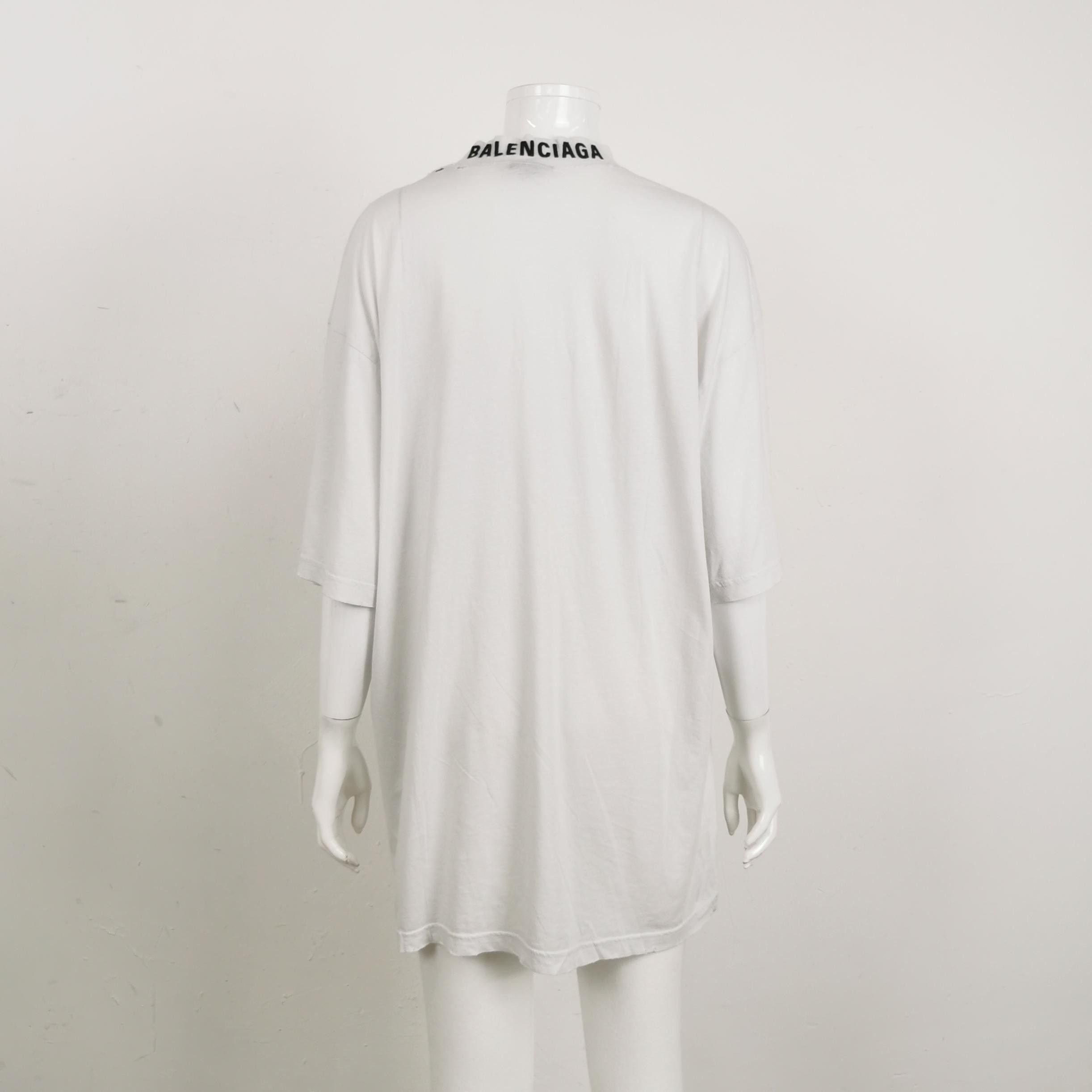 Balenciaga Balenciaga Women xs Short Sleeve Shirts Size XS / US 0-2 / IT 36-38 - 2 Thumbnail