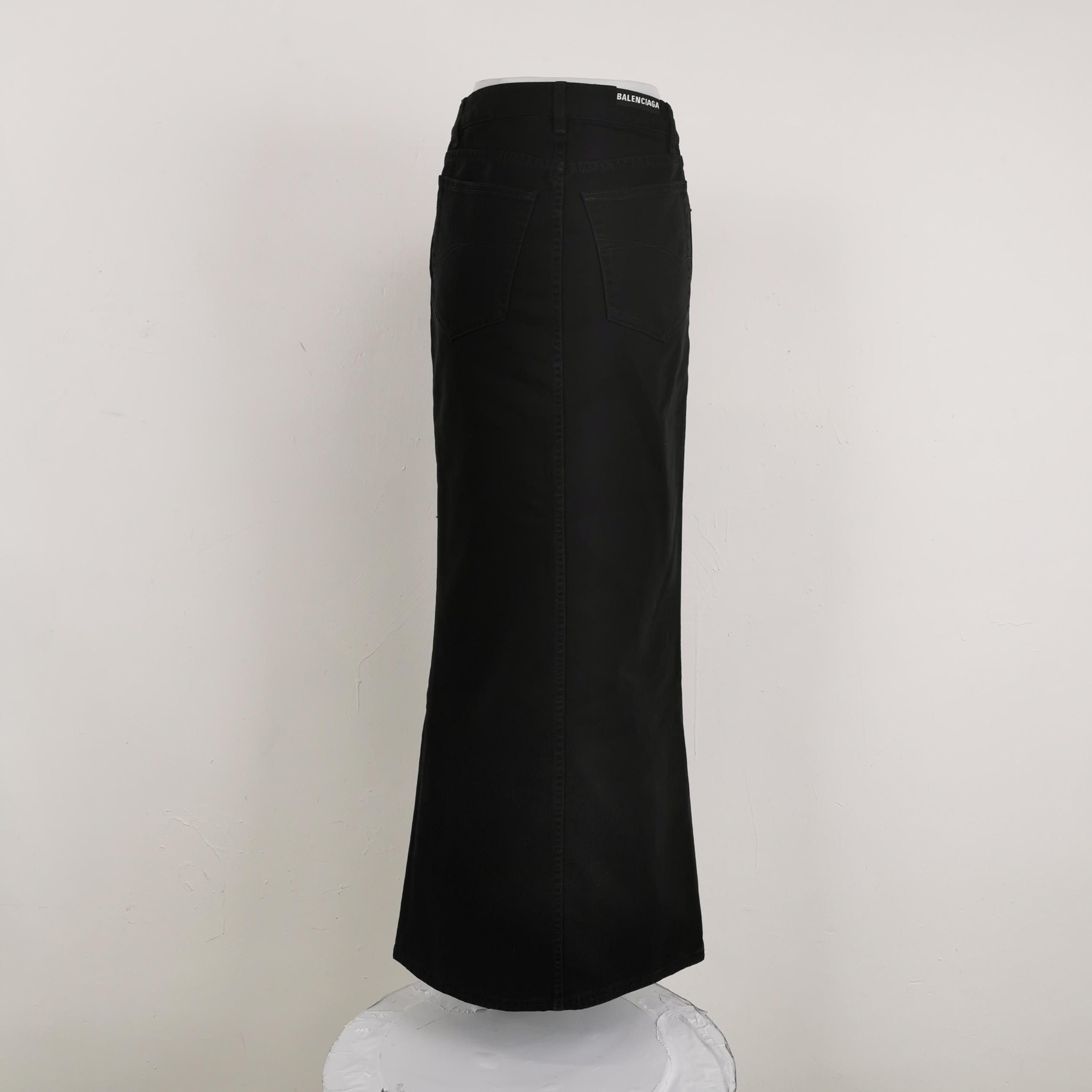 Balenciaga Balenciaga Women 34 Midi Skirts Size 34" / US 12 / IT 48 - 2 Thumbnail