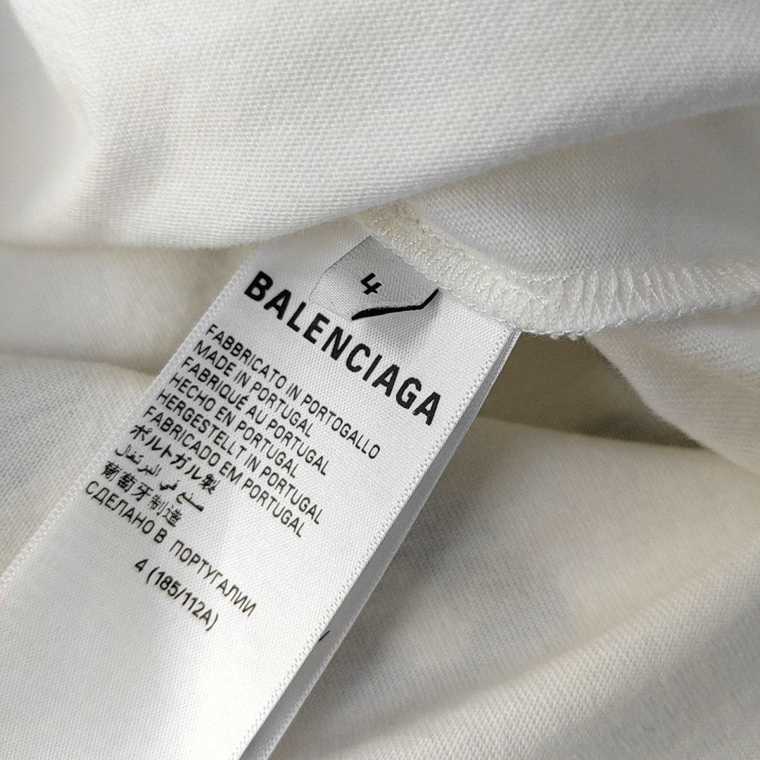 Balenciaga Balenciaga Logo Print Short Sleeve T-Shirt Size XL Size US XL / EU 56 / 4 - 5 Thumbnail