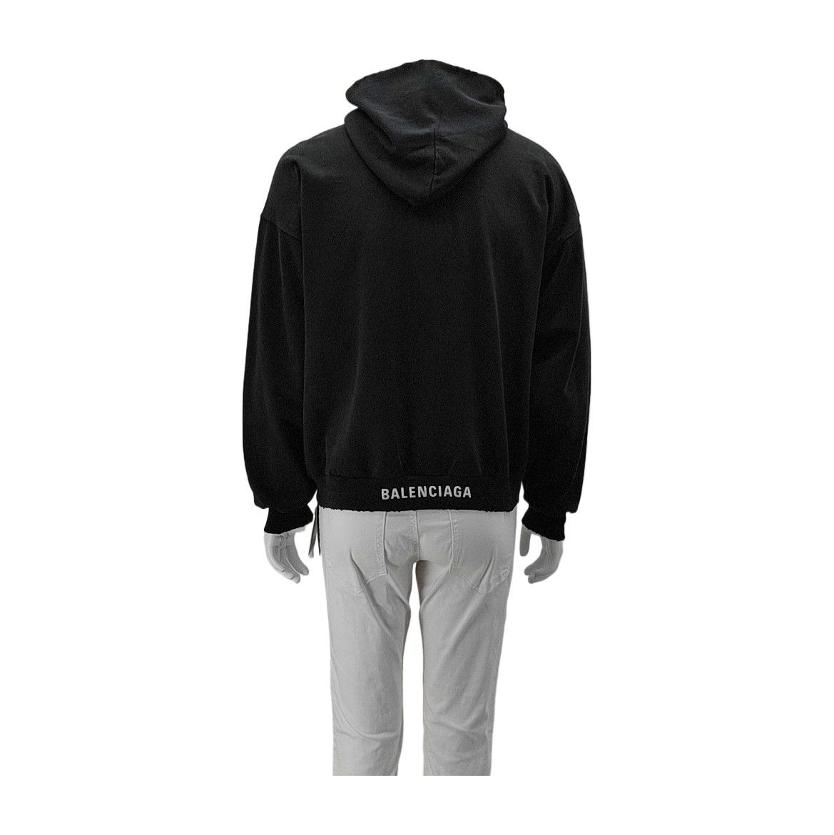 Balenciaga BALENCIAGA Back Logo Hoodie Size XXS Size US XXS / EU 40 - 2 Thumbnail