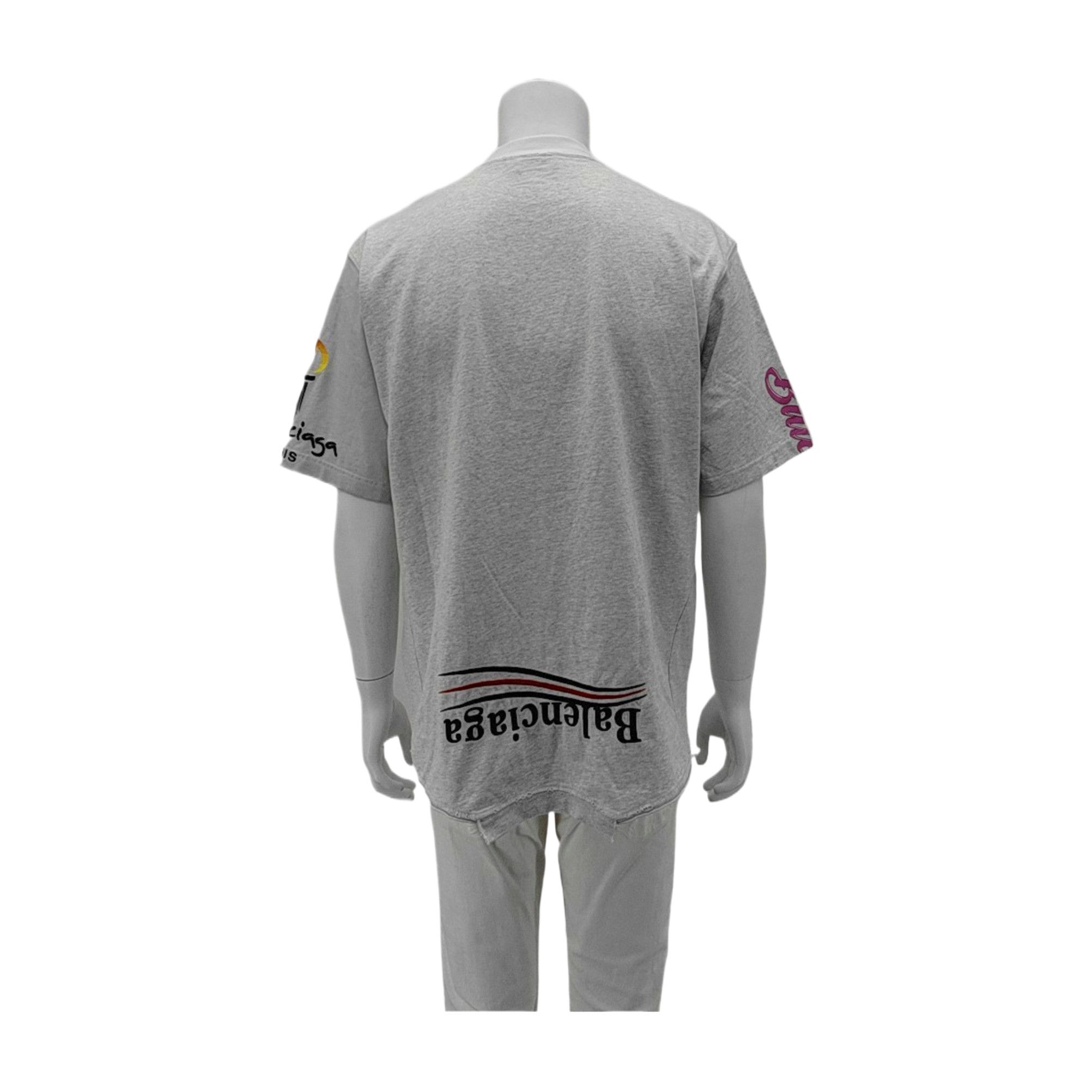 Balenciaga Balenciaga Paris Graphic Logo T-Shirt Size M Size US M / EU 48-50 / 2 - 2 Thumbnail
