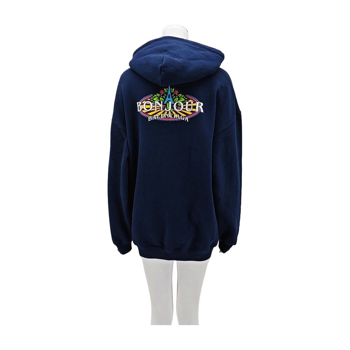 Balenciaga Balenciaga Bonjour Graphic Hoodie Size S Size S / US 4 / IT 40 - 2 Thumbnail