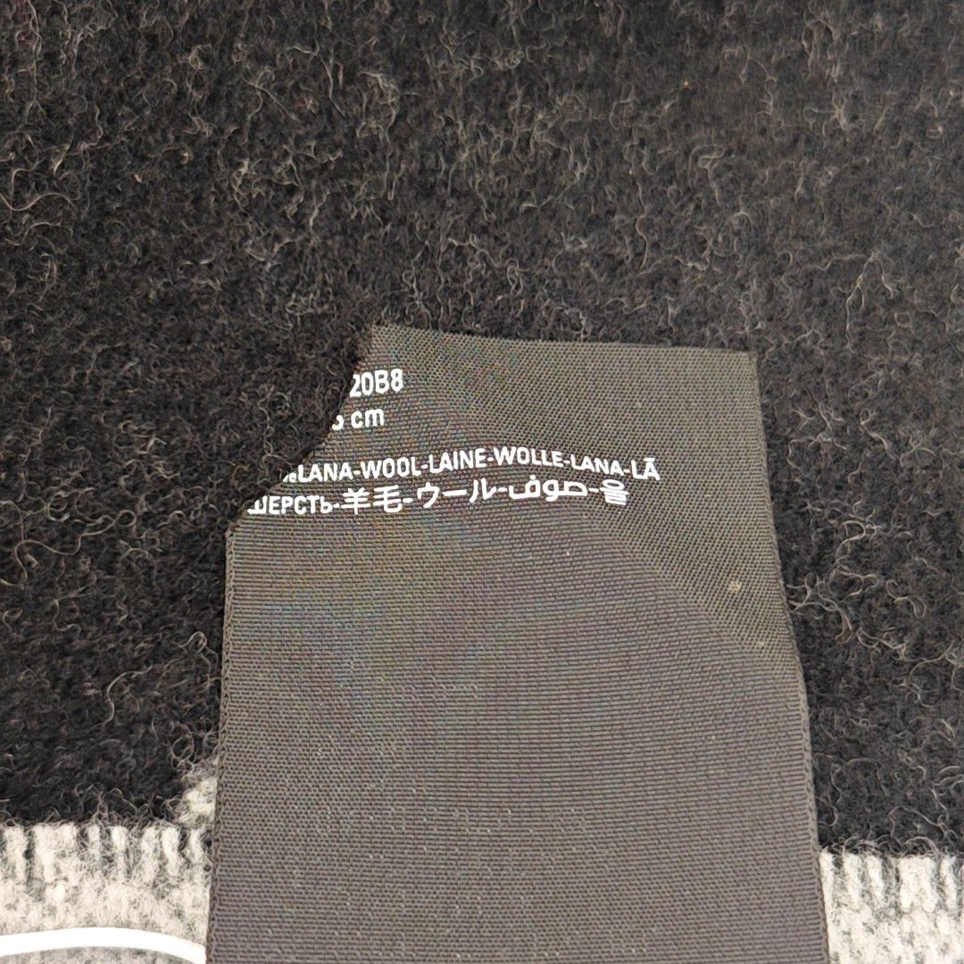 Balenciaga Balenciaga Logo Wool Scarf One Size Size 30 - 4 Thumbnail