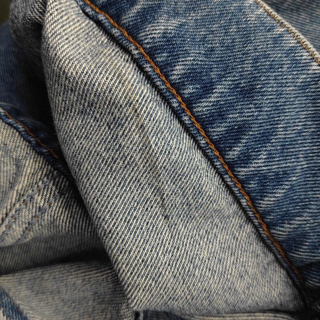 Balenciaga Balenciaga Logo Denim Jacket Size M Size US M / EU 48-50 / 2 - 6 Thumbnail