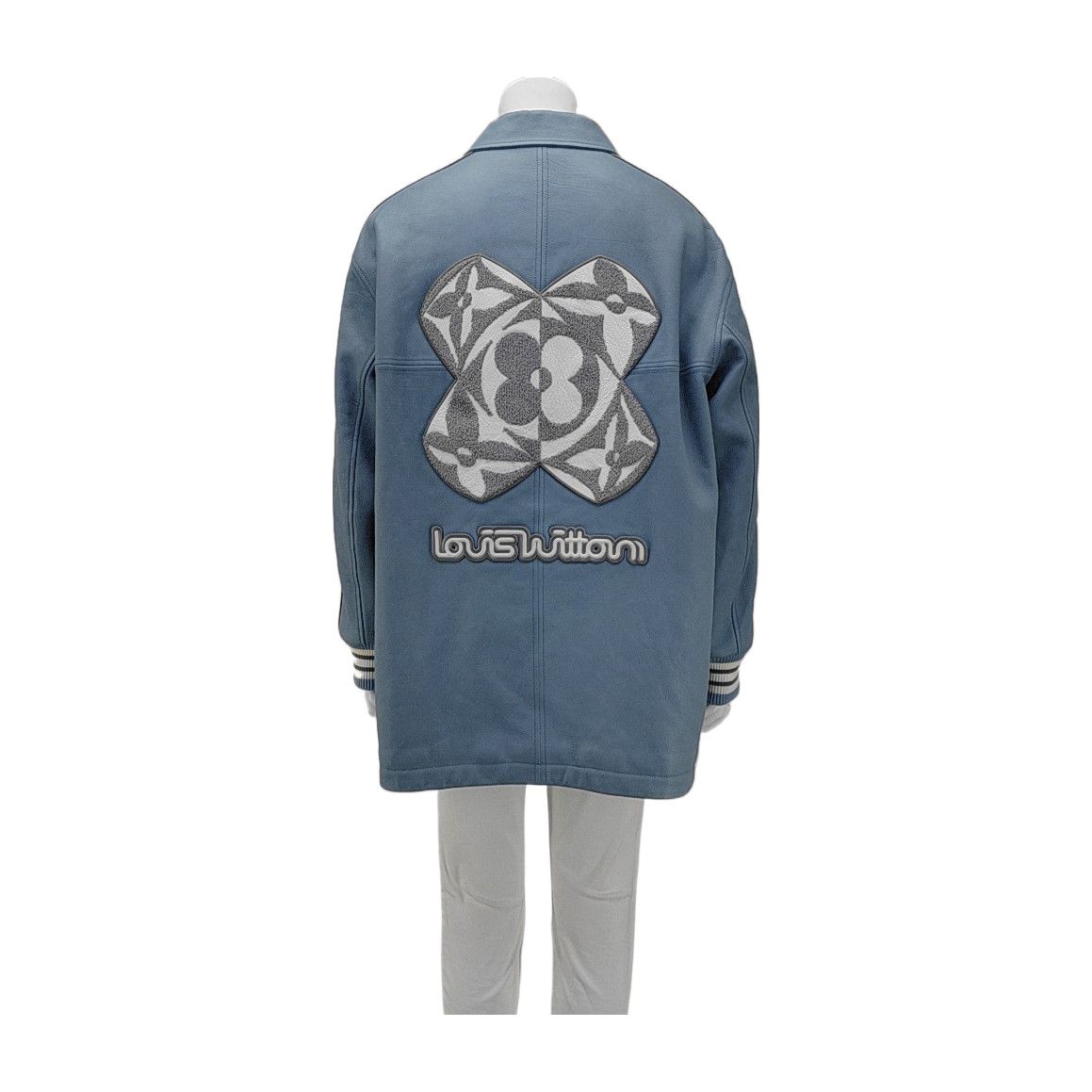 Louis Vuitton LOUIS VUITTON Logo Patch Leather Jacket Size 58 Size US XXL / EU 58 / 5 - 2 Thumbnail