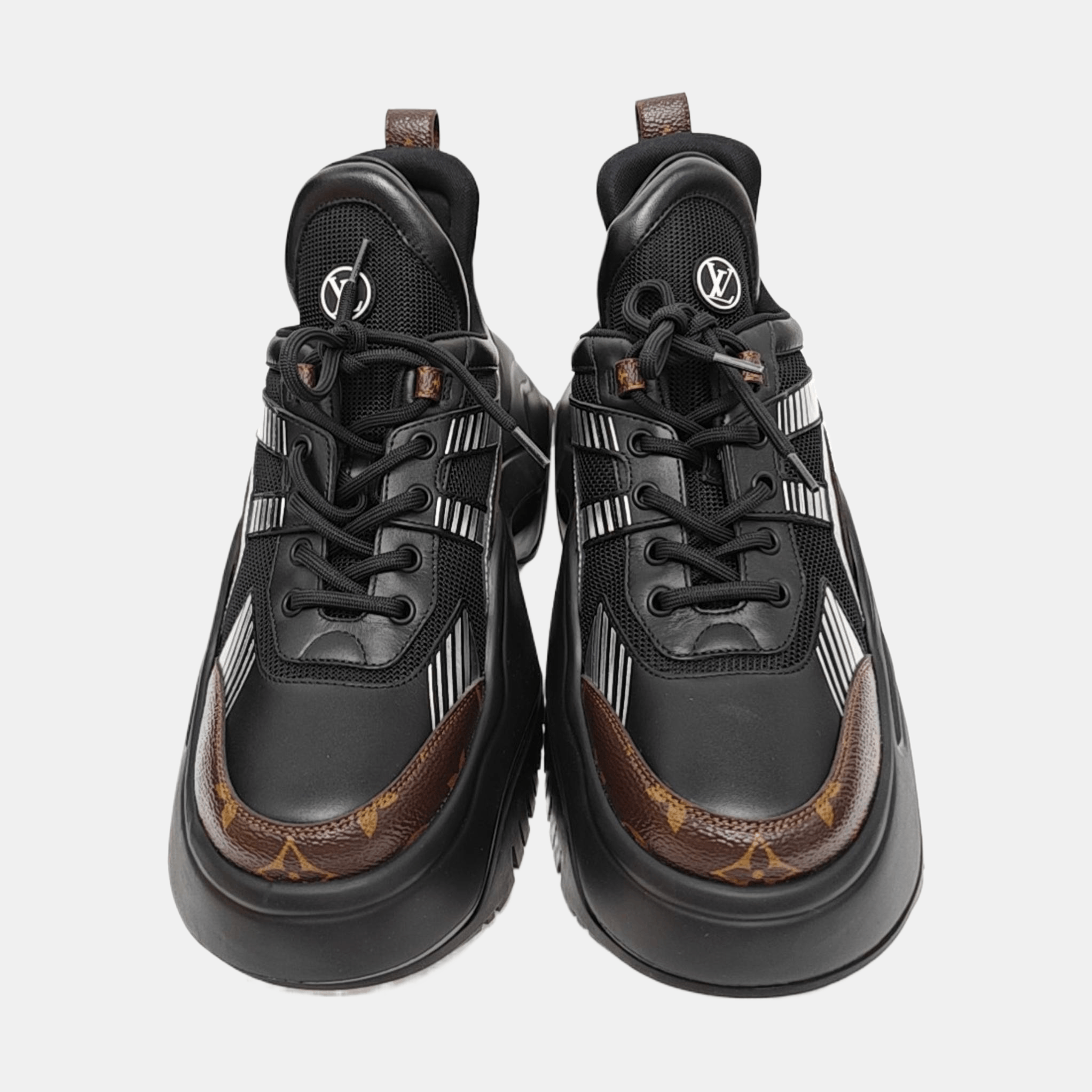 Louis Vuitton LOUIS VUITTON Monogram Low-Top Sneakers Size 8 Size US 8 / EU 41 - 3 Thumbnail