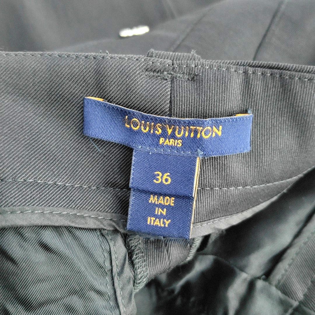 Louis Vuitton Louis Vuitton Belted Wool Blend Pants Size 36 Size 26" / US 2 / IT 38 - 6 Thumbnail