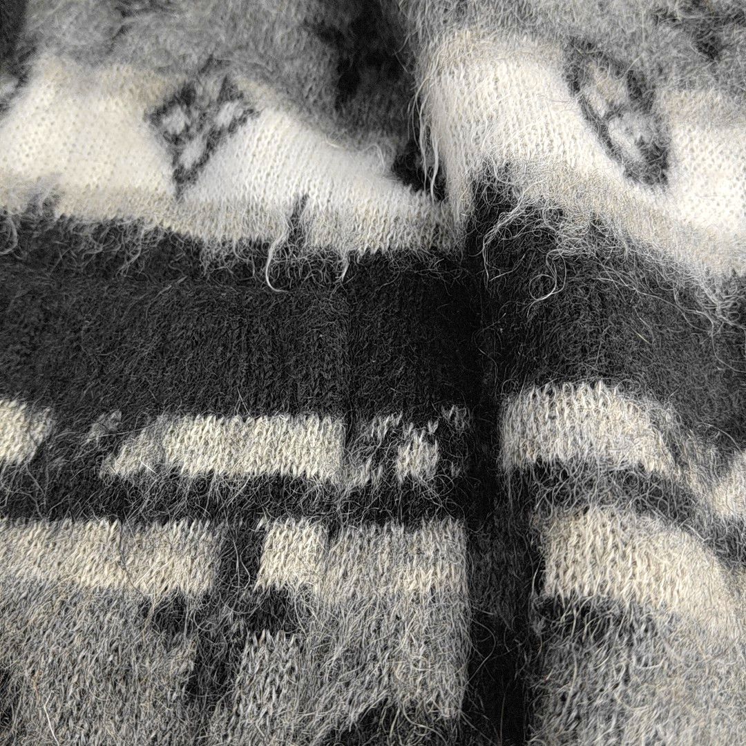 Louis Vuitton LOUIS VUITTON Mohair Monogram Cardigan Size S Size US S / EU 44-46 / 1 - 6 Thumbnail