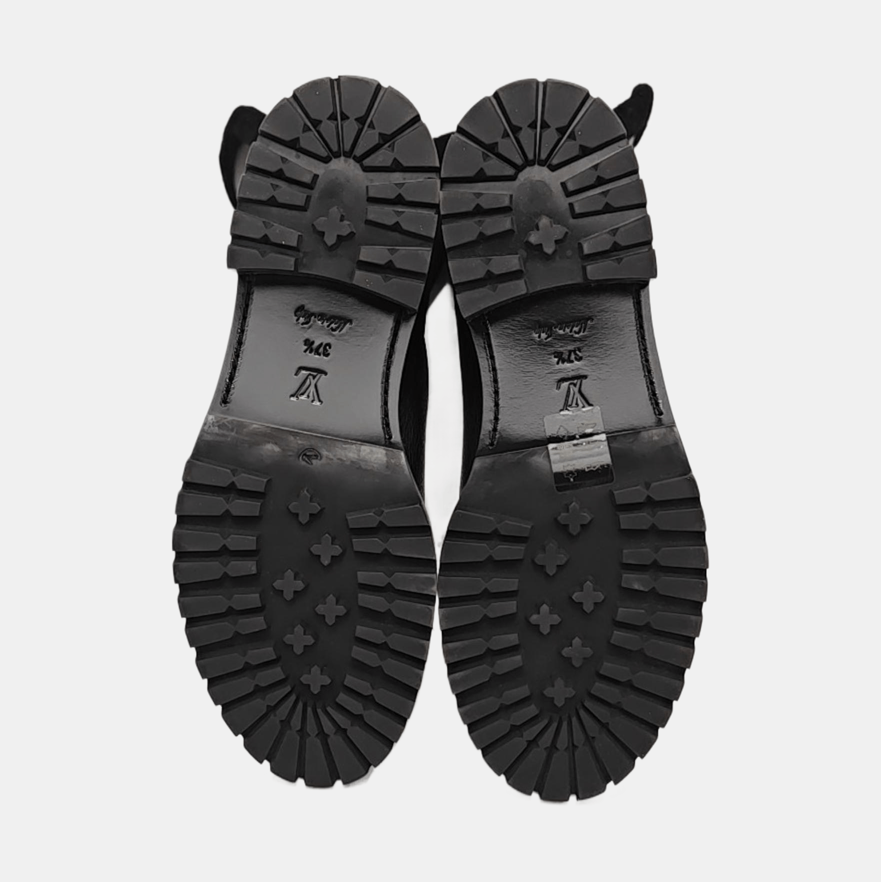 Louis Vuitton Louis Vuitton Monogram Trim Leather Boots Size 37.5 Size US 7.5 / IT 37.5 - 5 Thumbnail